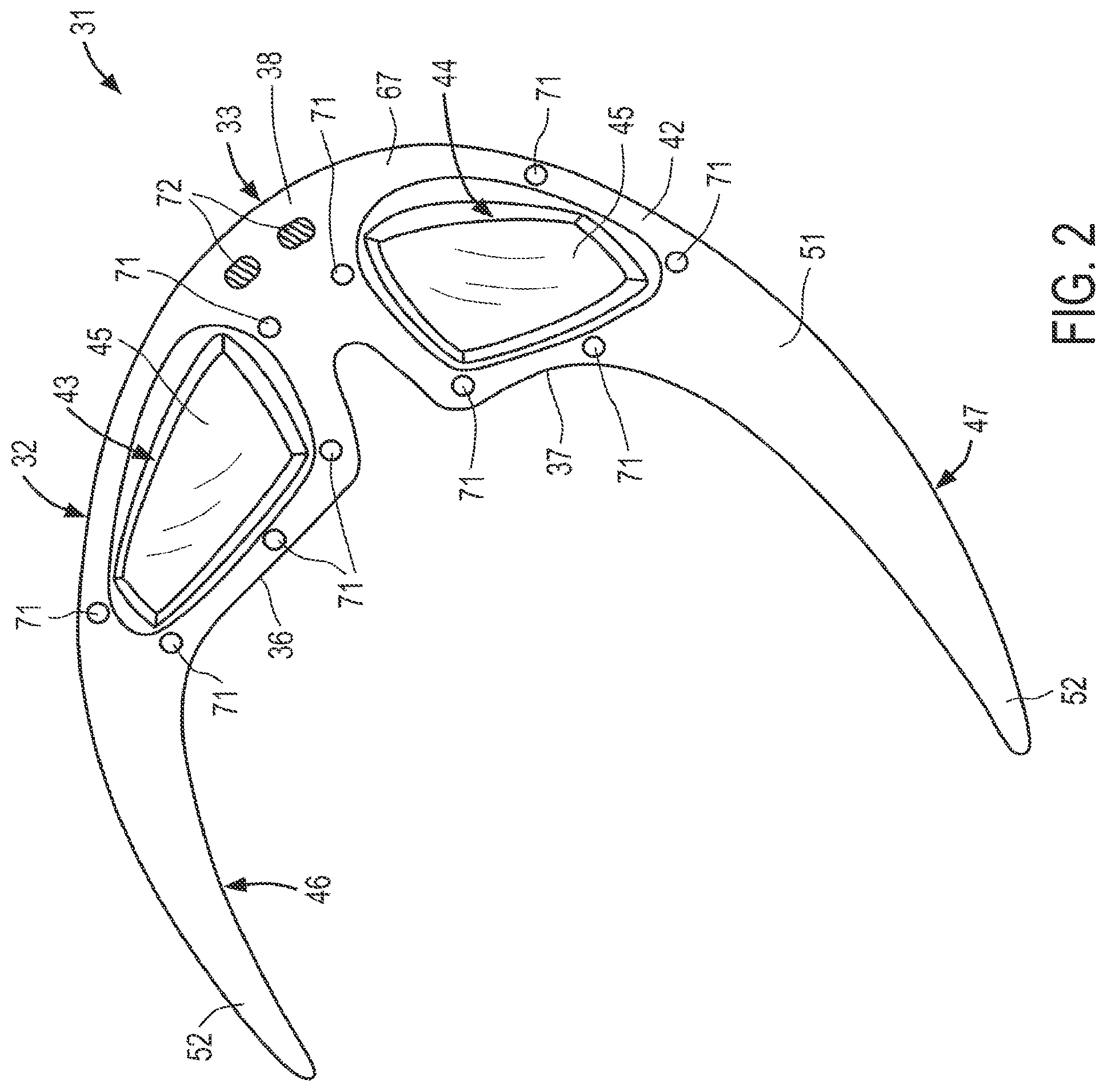 Patent US11778149 Figure 2 – Headware with computer and optical element for use therewith and systems utilizing same