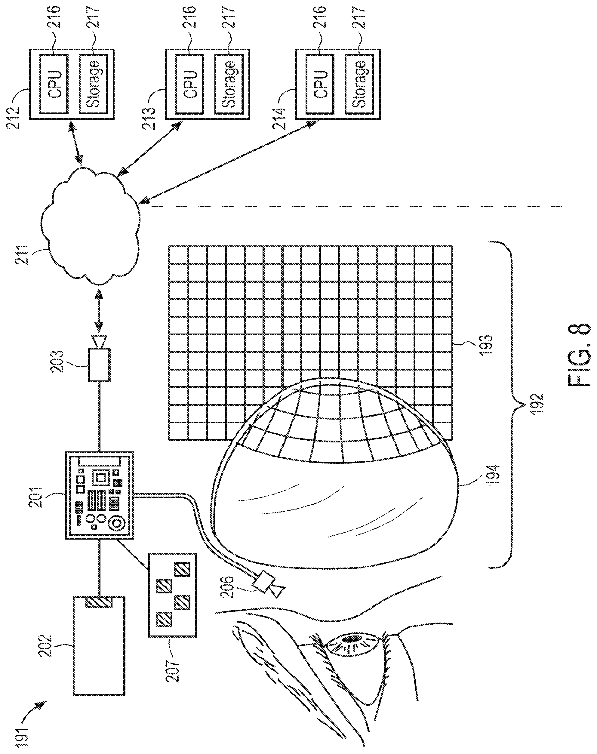 Patent US11778149 Figure 8 – Headware with computer and optical element for use therewith and systems utilizing same