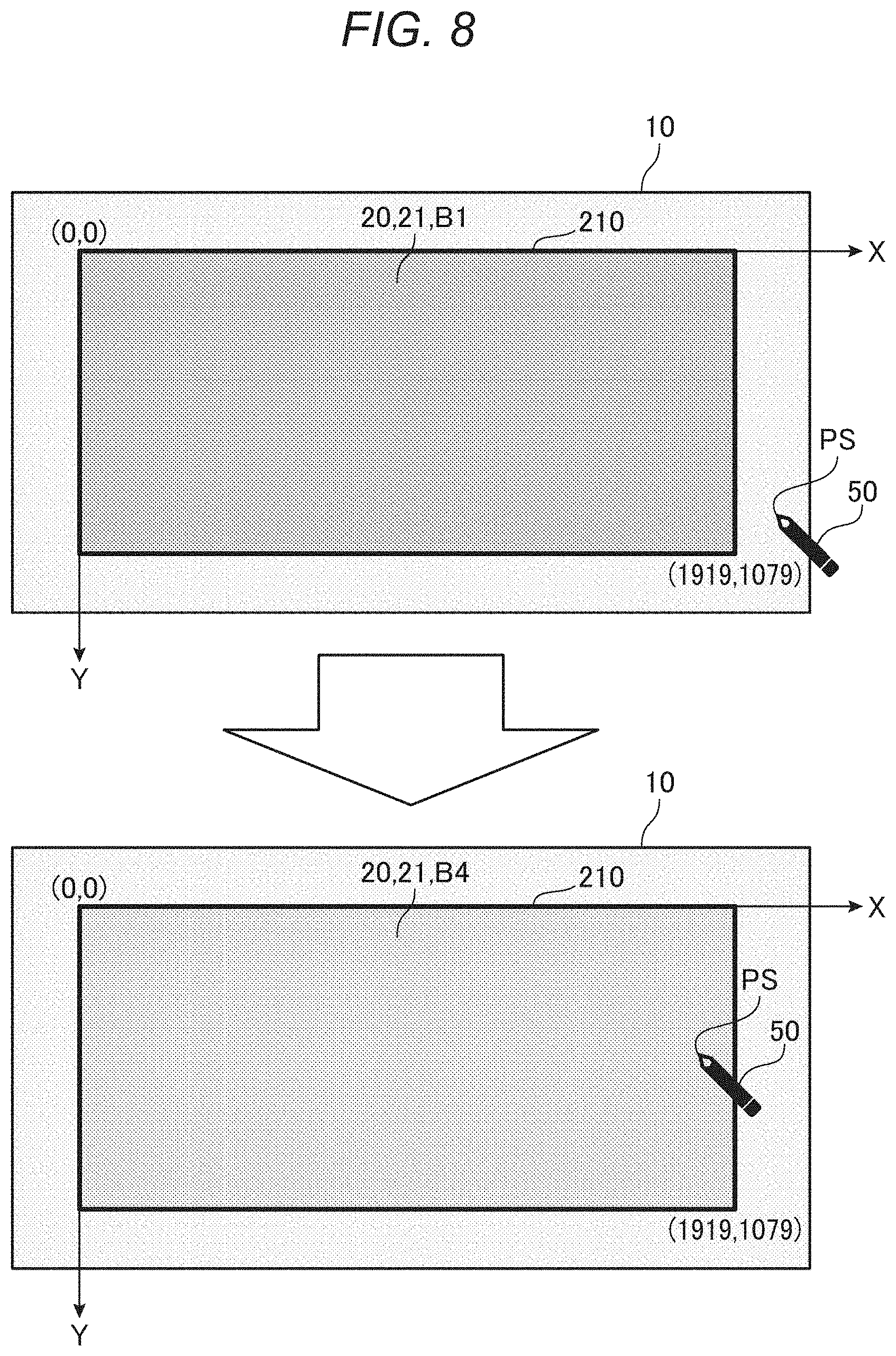 Patent US11778152 Figure 8 – Method of controlling projector and projector