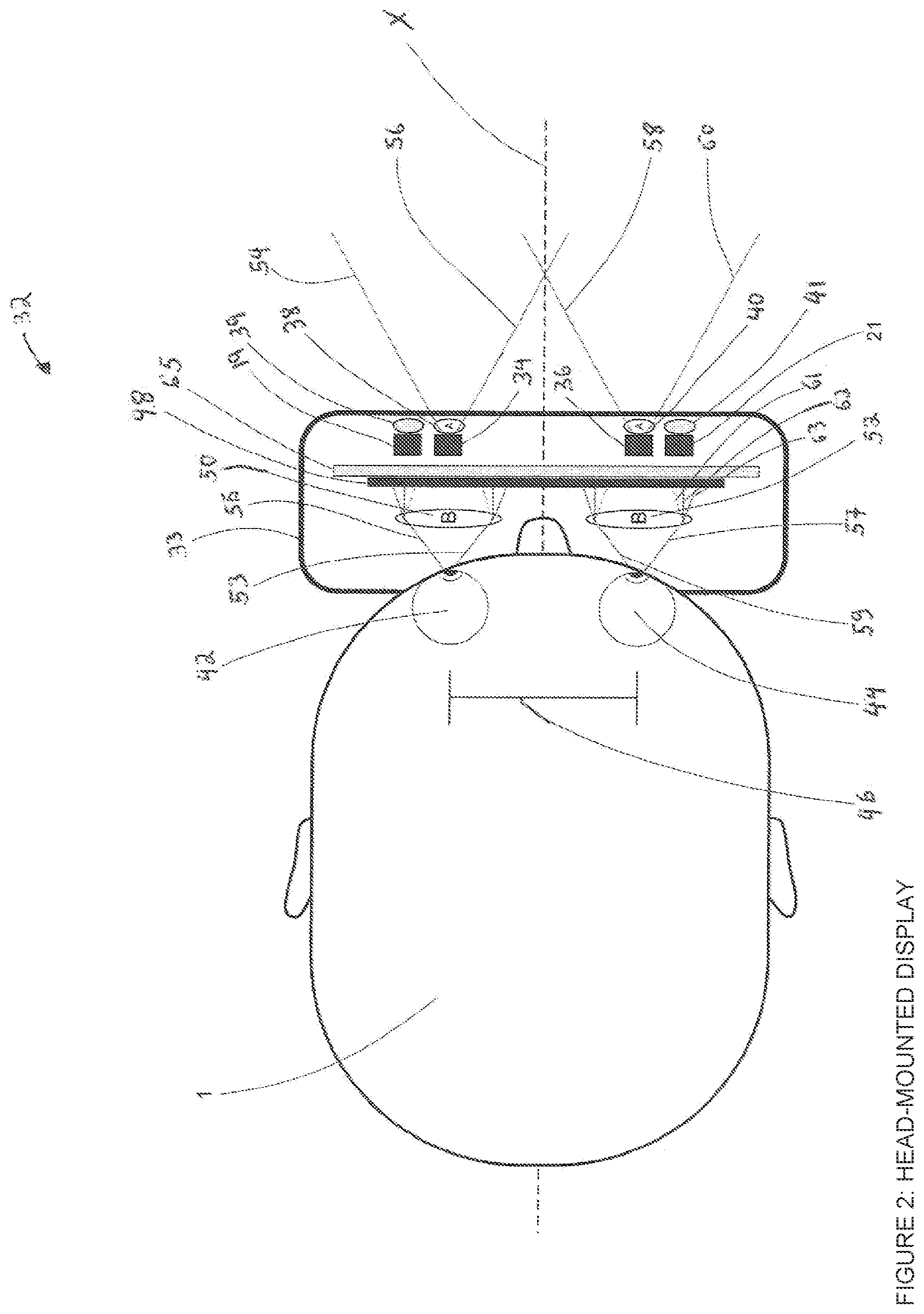 Patent US11778154 Figure 2 – Low latency chroma keying embedded in a head-mounted display for mixed reality