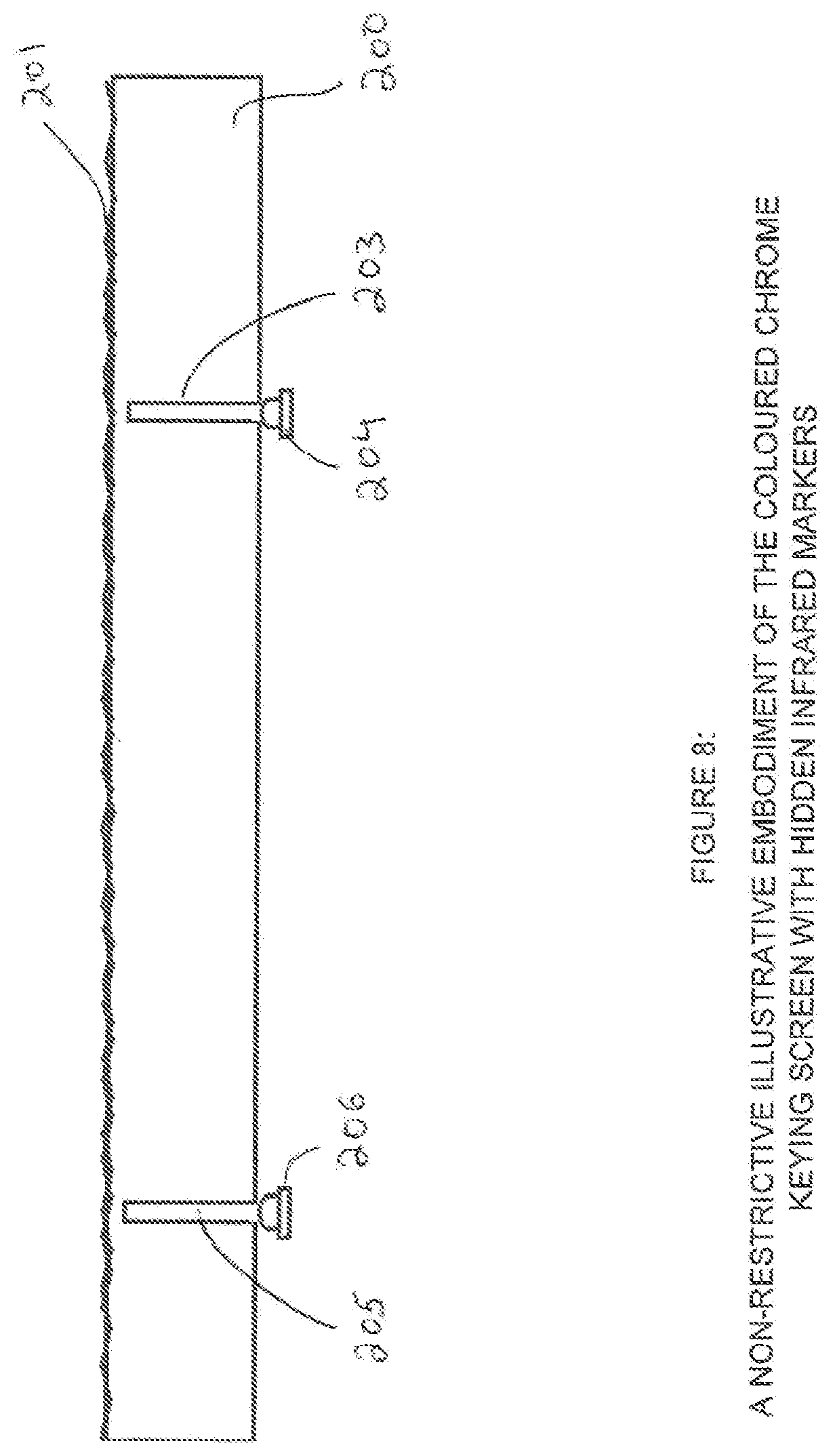 Patent US11778154 Figure 8 – Low latency chroma keying embedded in a head-mounted display for mixed reality