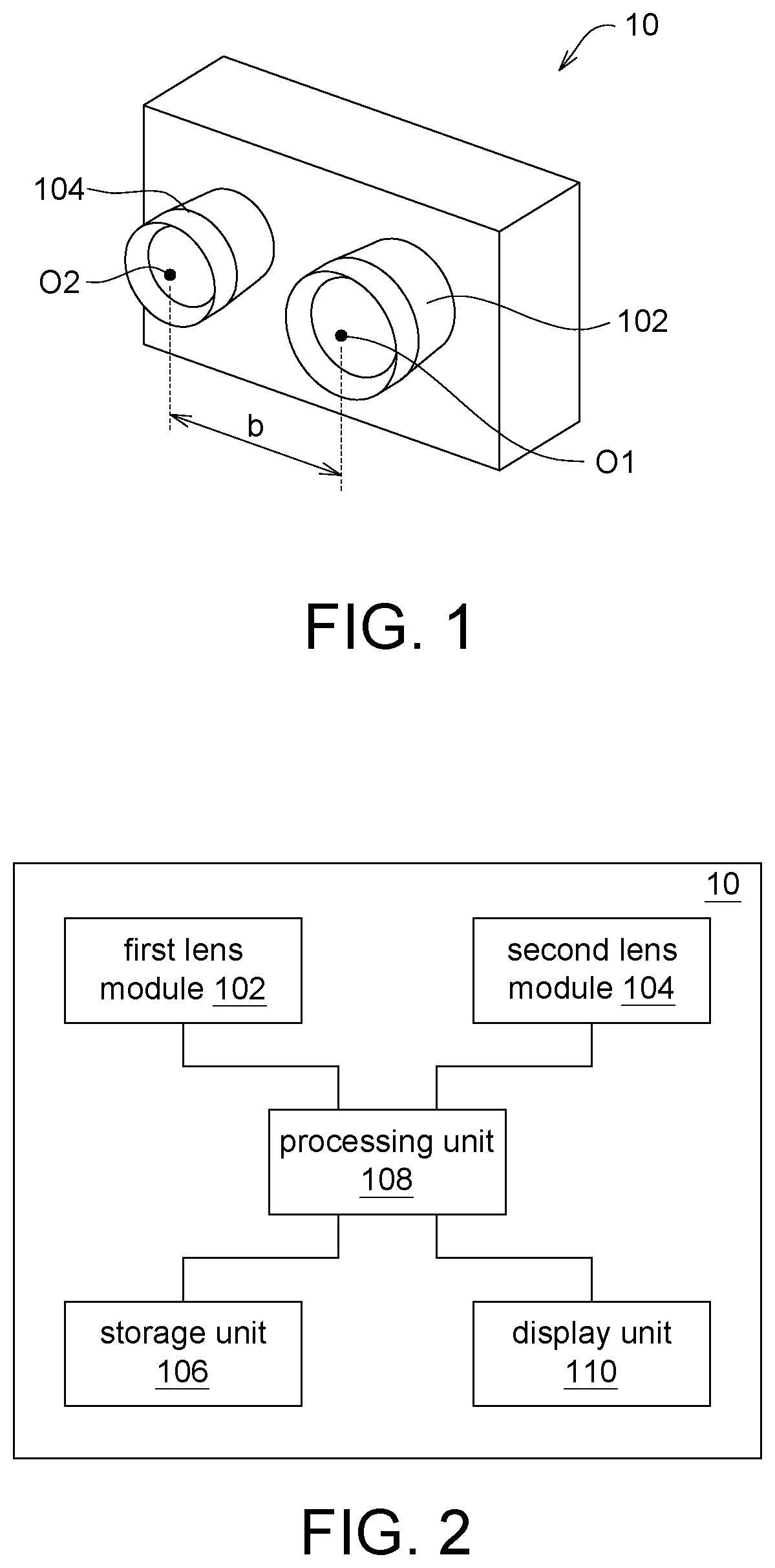 Patent US11778157 Figure 1 – Image capture device and depth information calculation method thereof
