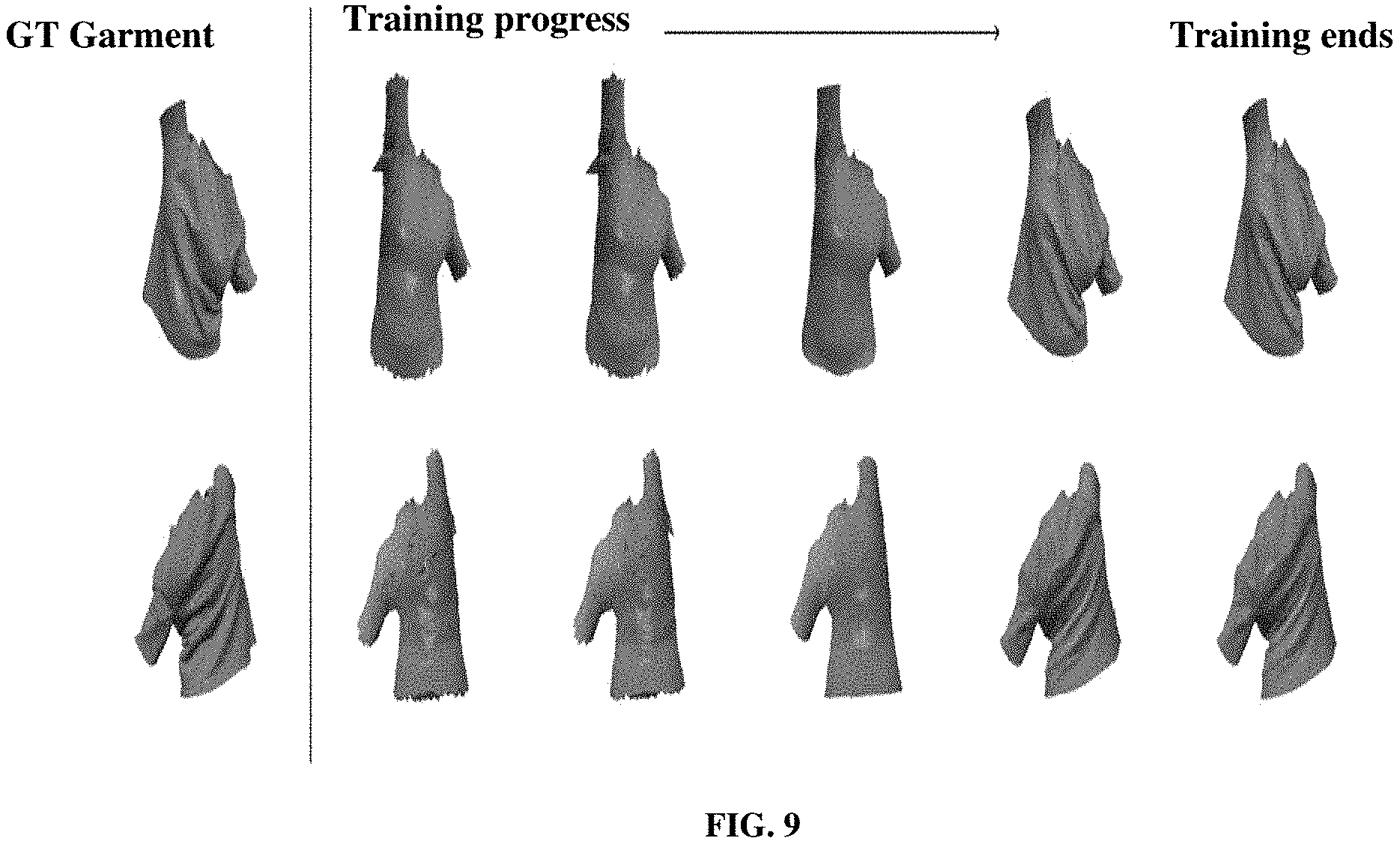Patent US11778162 Figure 8 – Method and system for draping a 3D garment on a 3D human body