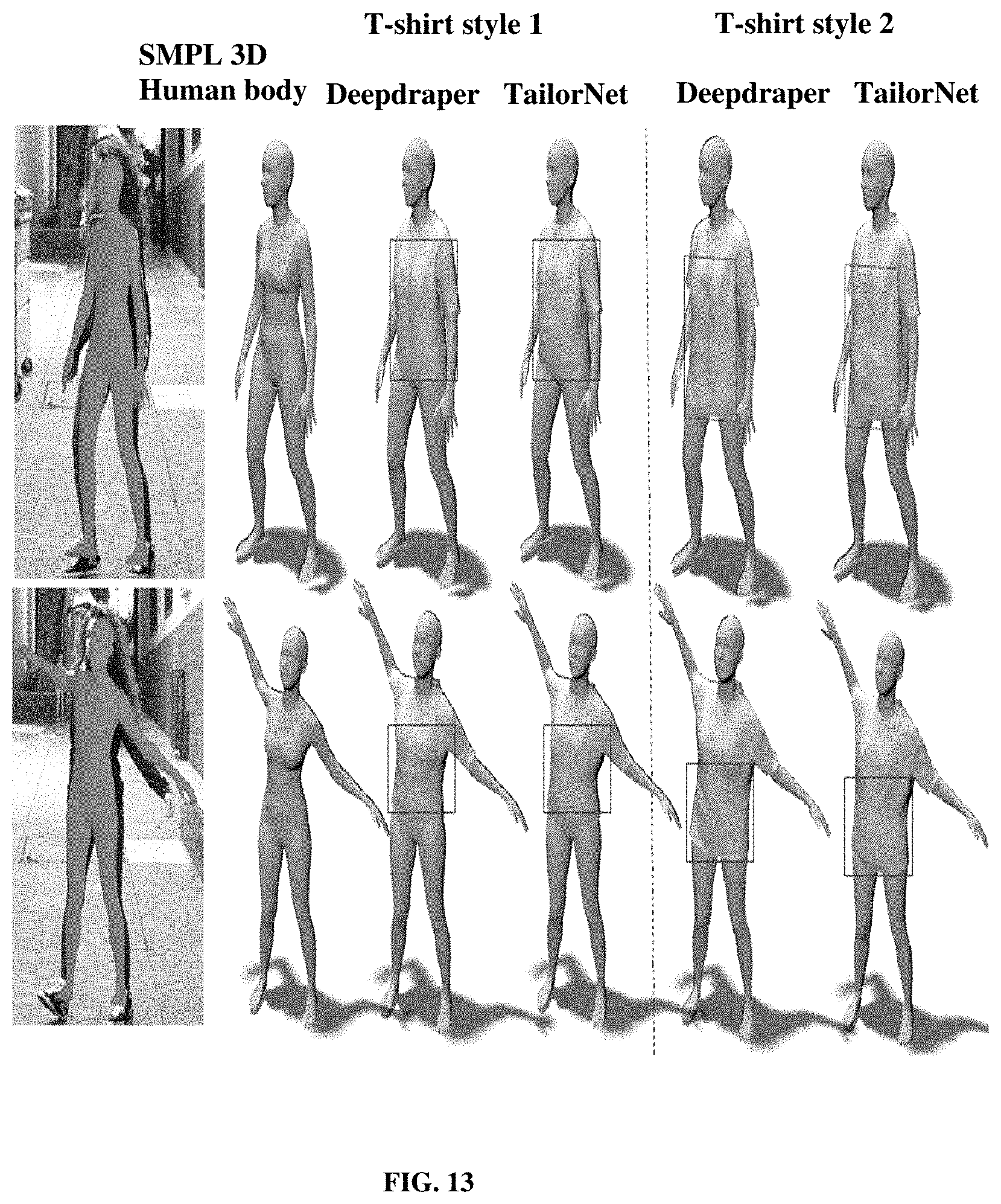Patent US11778162 Figure 14 – Method and system for draping a 3D garment on a 3D human body