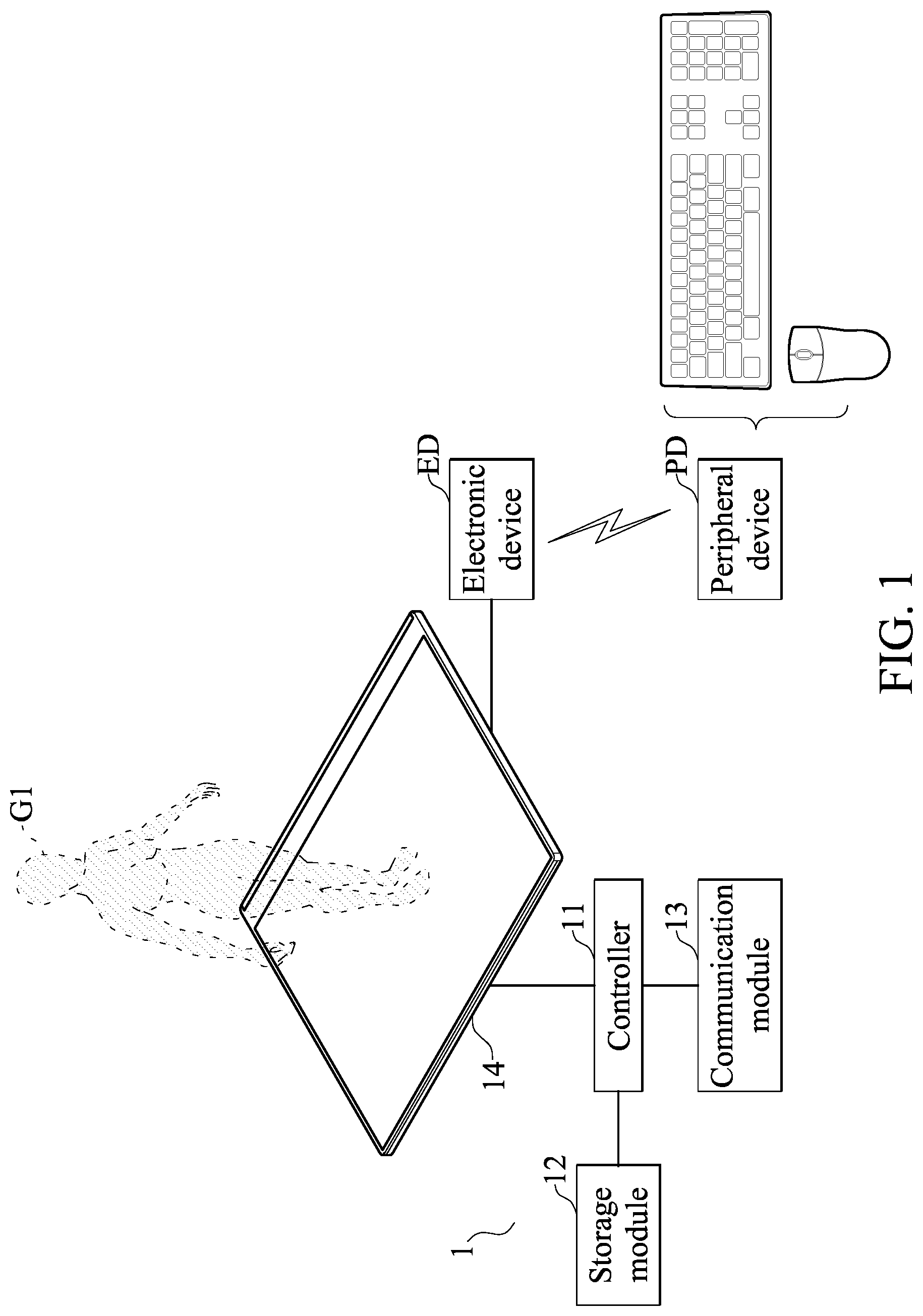 Patent US11778165 Figure 1 – Floating three-dimensional image display system
