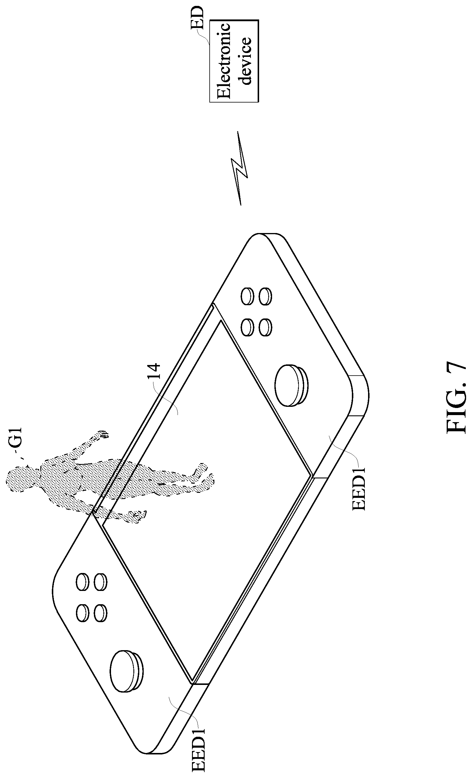 Patent US11778165 Figure 7 – Floating three-dimensional image display system