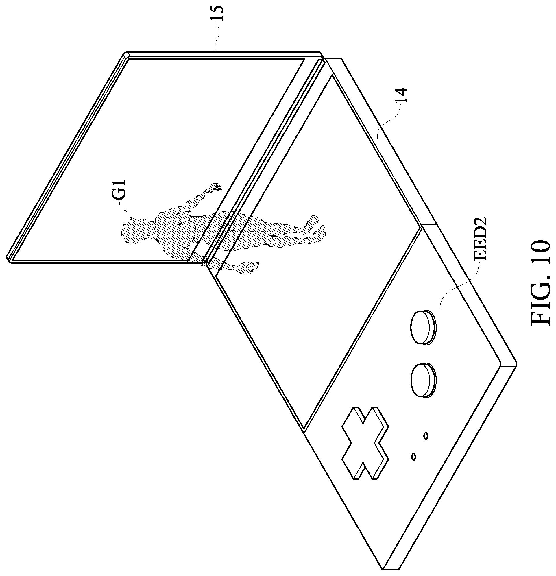 Patent US11778165 Figure 10 – Floating three-dimensional image display system