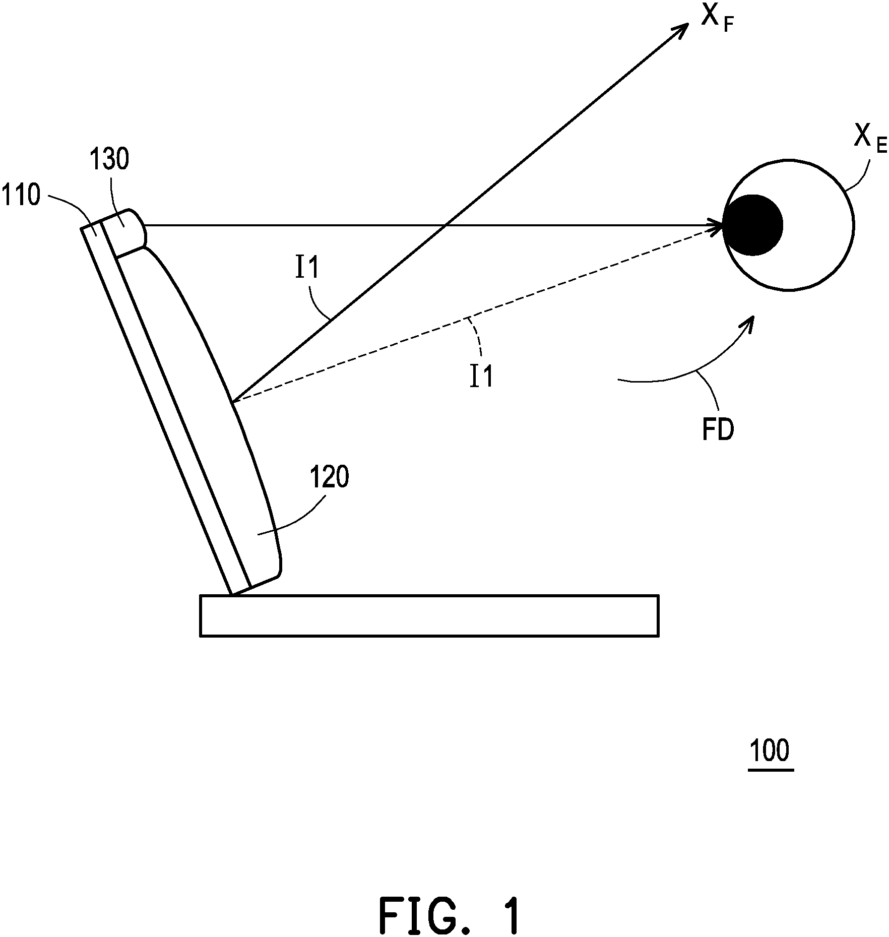 Patent US11778166 Figure 1 – Stereoscopic display device and display method thereof