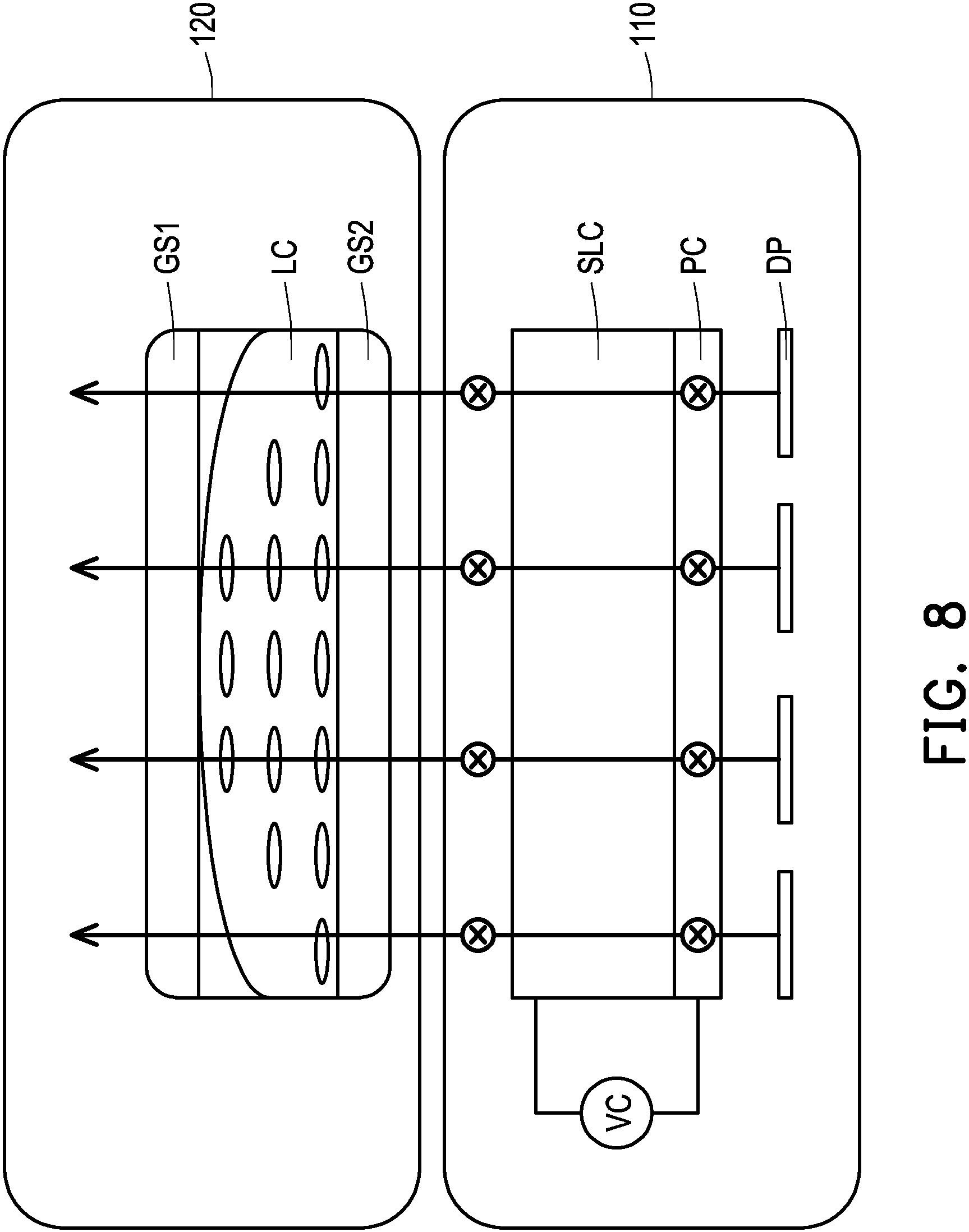 Patent US11778166 Figure 8 – Stereoscopic display device and display method thereof