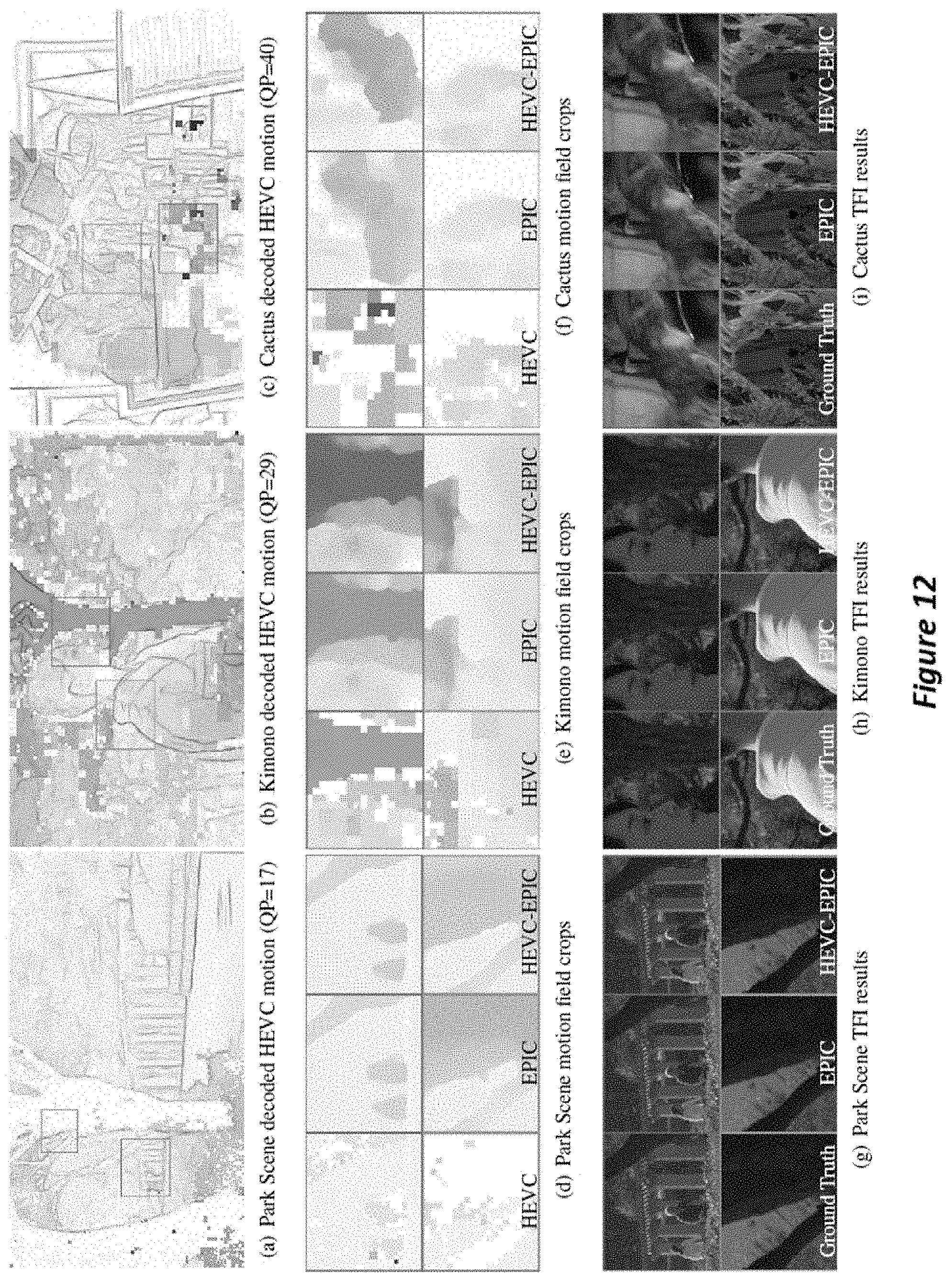 Patent US11778195 Figure 12 – Fast, high quality optical flow estimation from coded video