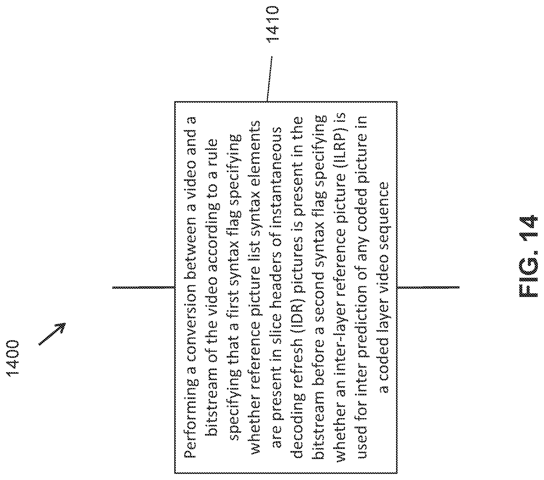 Patent US11778200 Figure 14 – Constraints on reference picture information