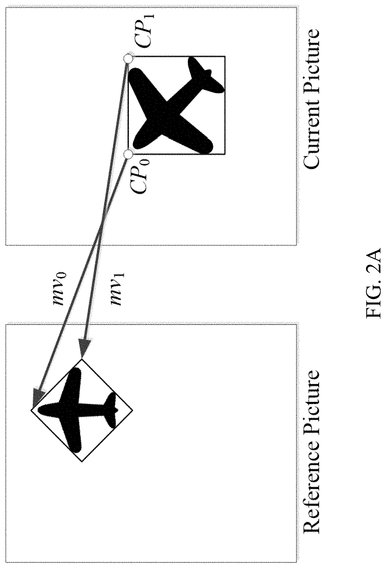 Patent US11778226 Figure 2 – Storage of motion information for affine mode
