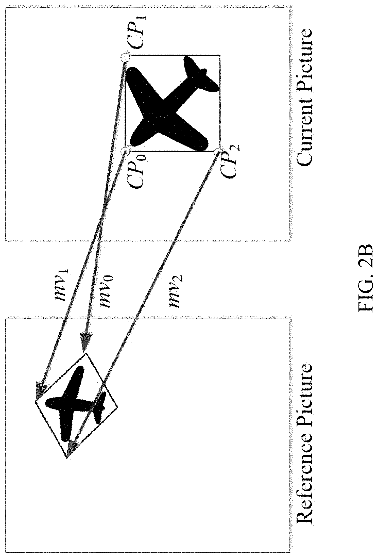 Patent US11778226 Figure 3 – Storage of motion information for affine mode
