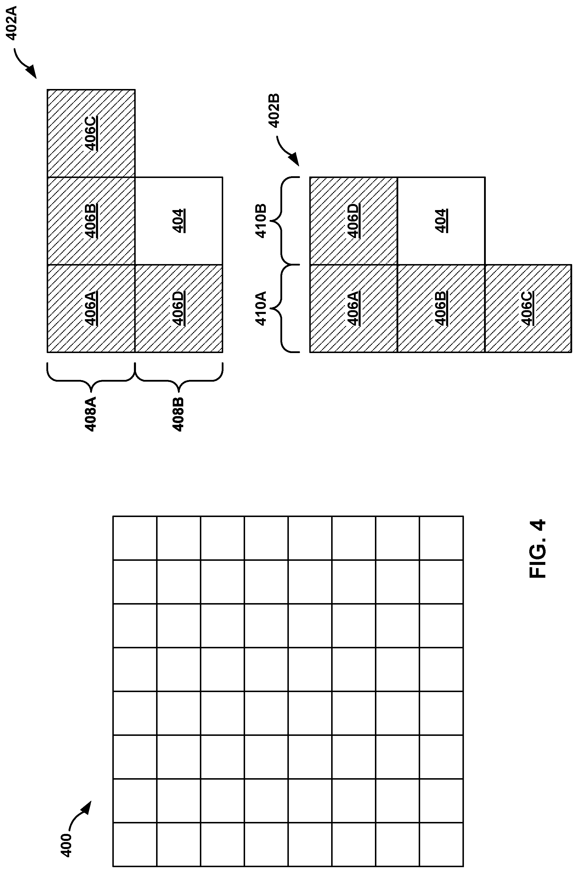 Patent US11778234 Figure 4 – Video intra prediction using hybrid recursive filters