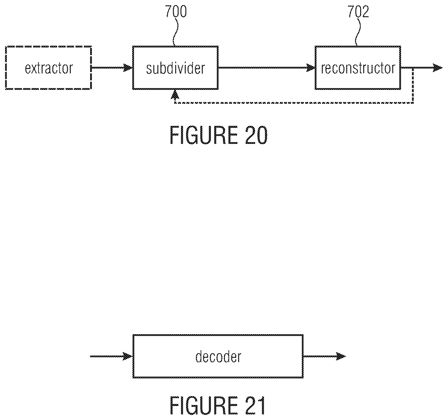 Patent US11778241 Figure 16 – Coding of a spatial sampling of a two-dimensional information signal using sub-division