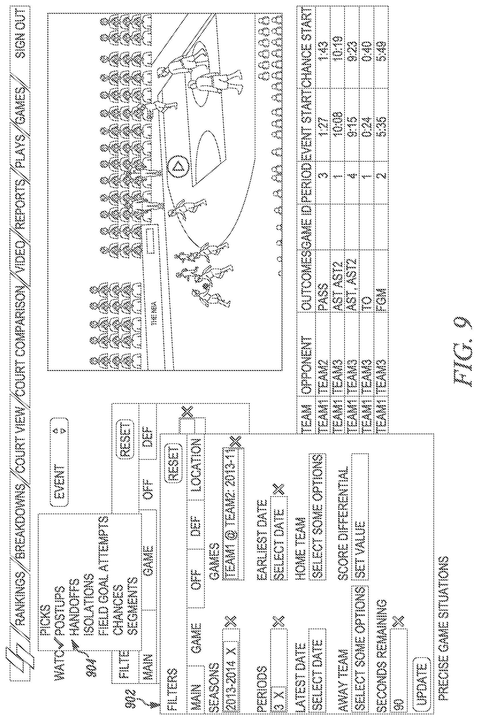 Patent US11778244 Figure 11 – Determining tactical relevance and similarity of video sequences