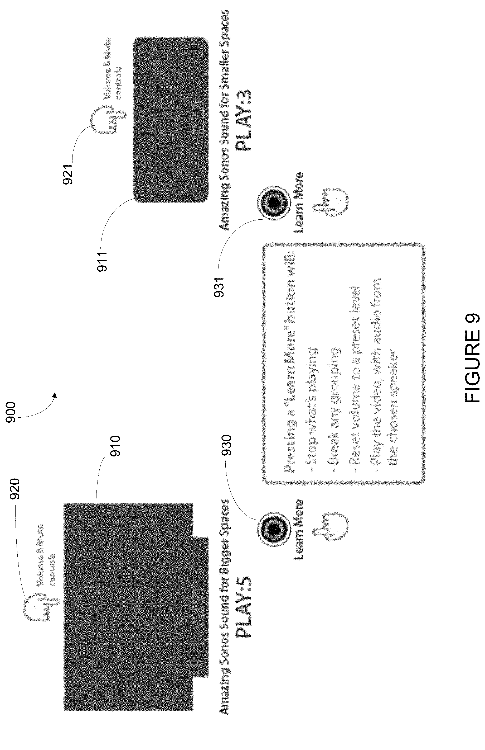Patent US11778252 Figure 9 – Temporary access to a media playback system