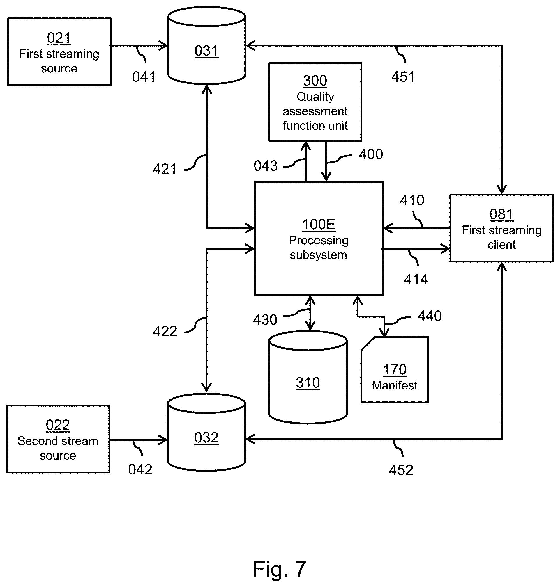 Patent US11778258 Figure 5 – Establishing a streaming presentation of an event