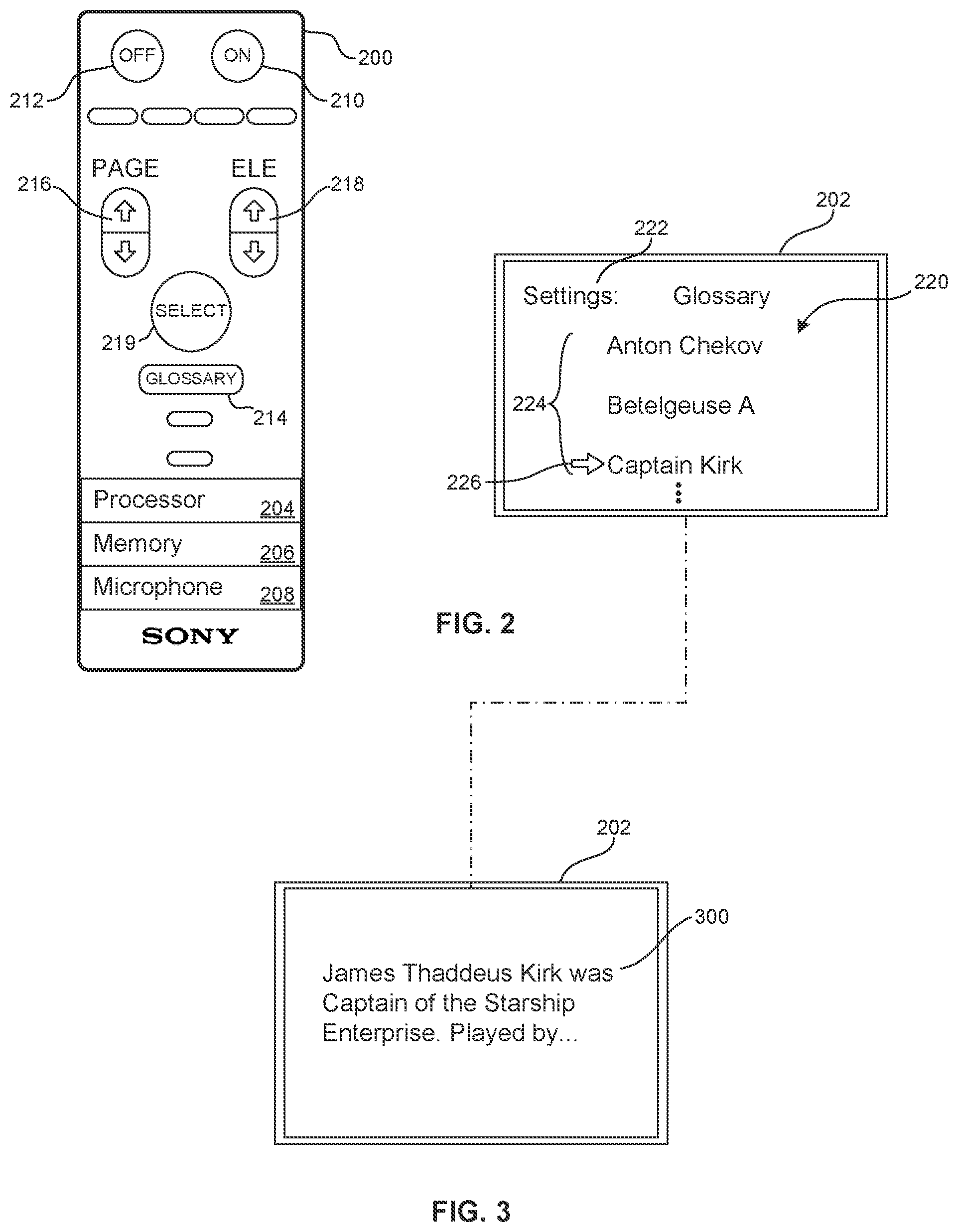 Patent US11778261 Figure 2 – Electronic content glossary