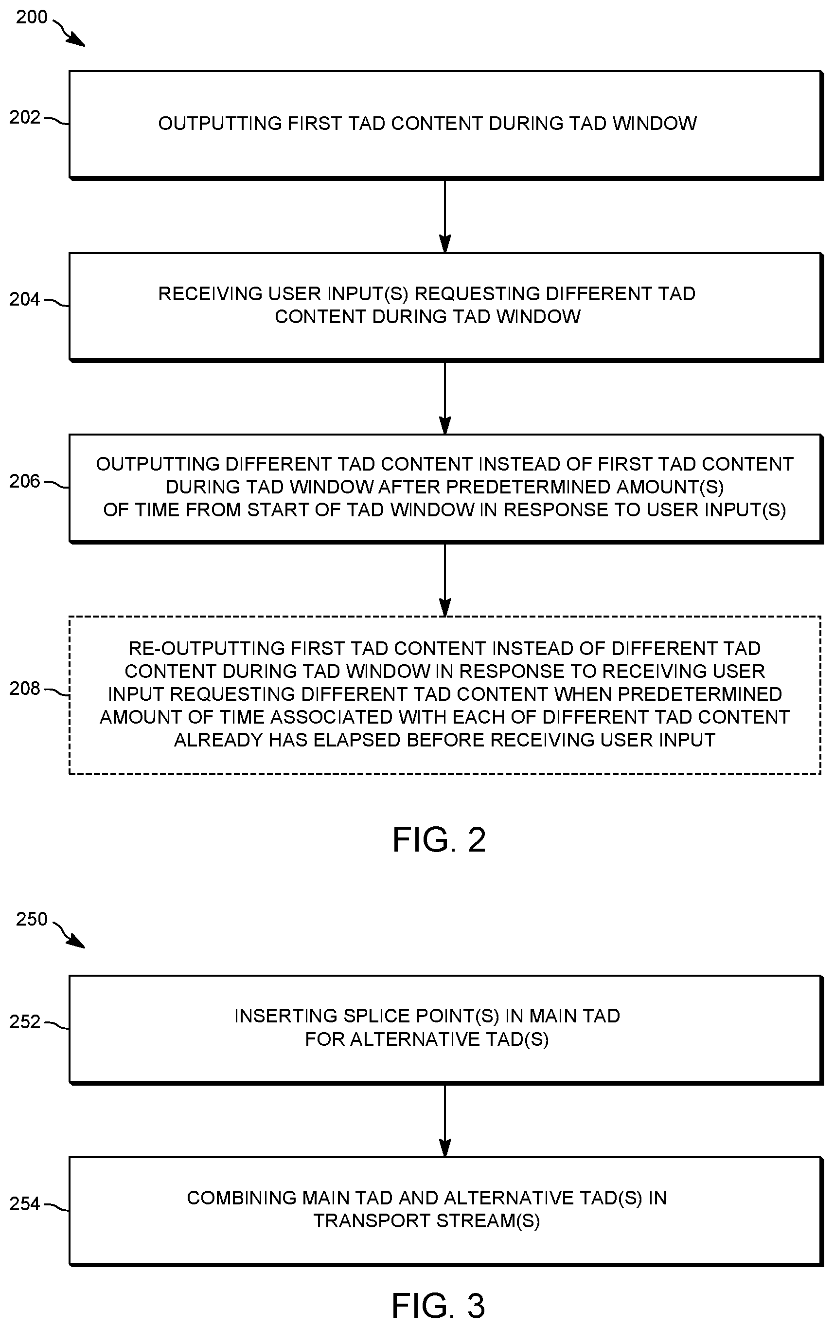 Patent US11778266 Figure 2 – Providing alternative advertising content