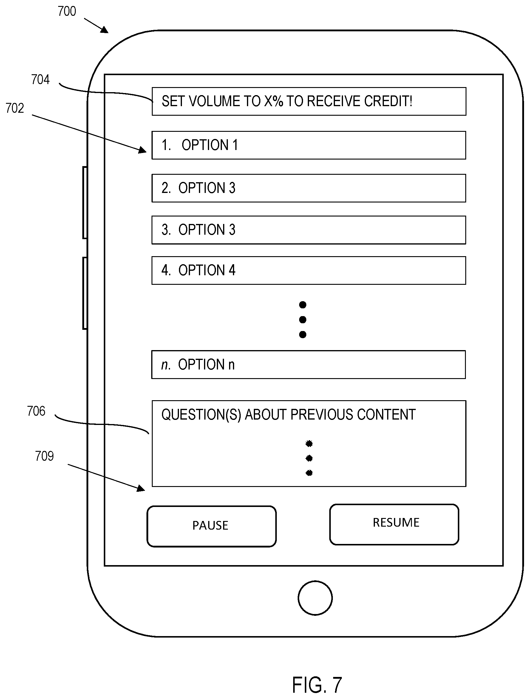 Patent US11778269 Figure 7 – Perceptual threshold trigger