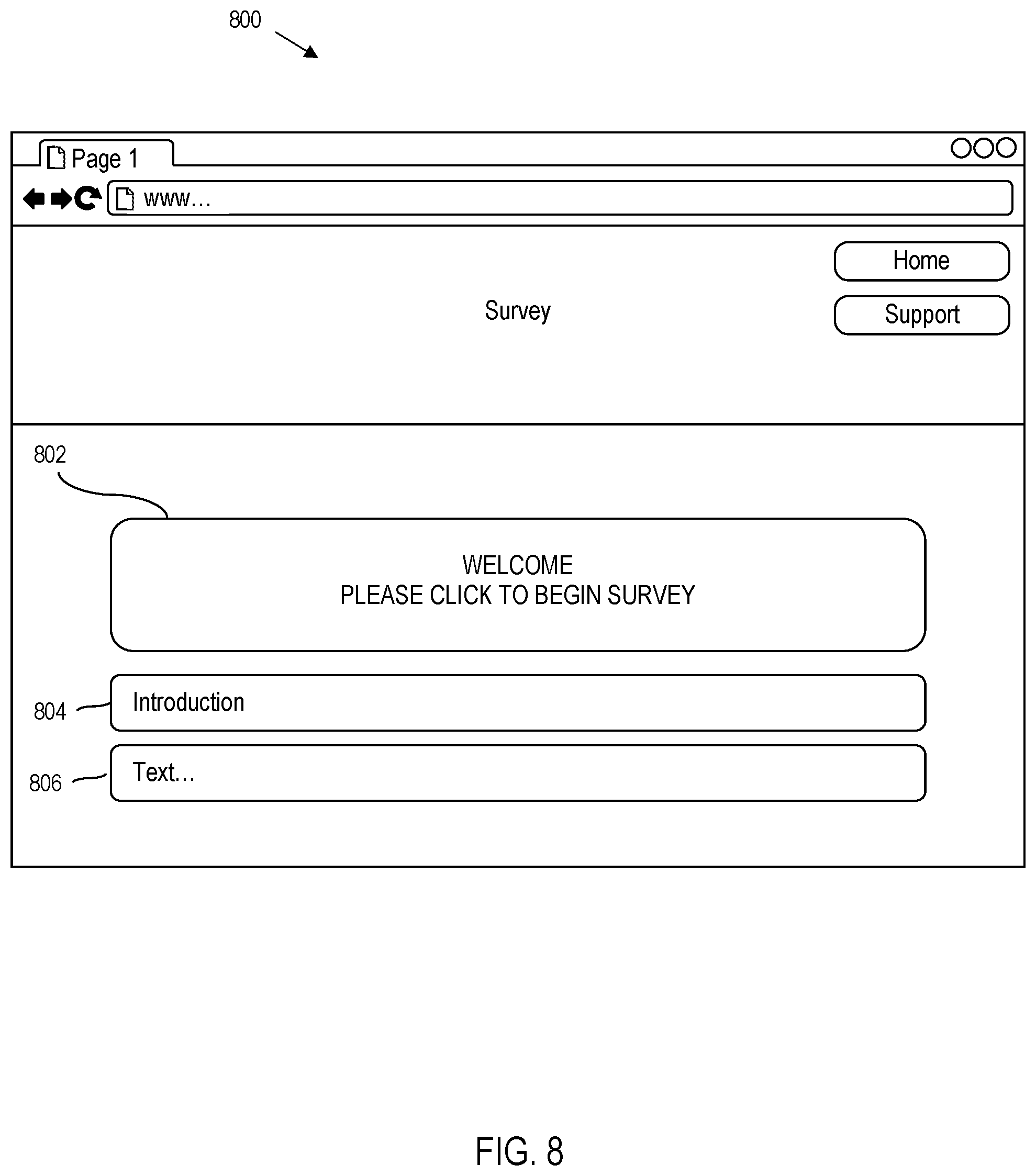 Patent US11778269 Figure 8 – Perceptual threshold trigger