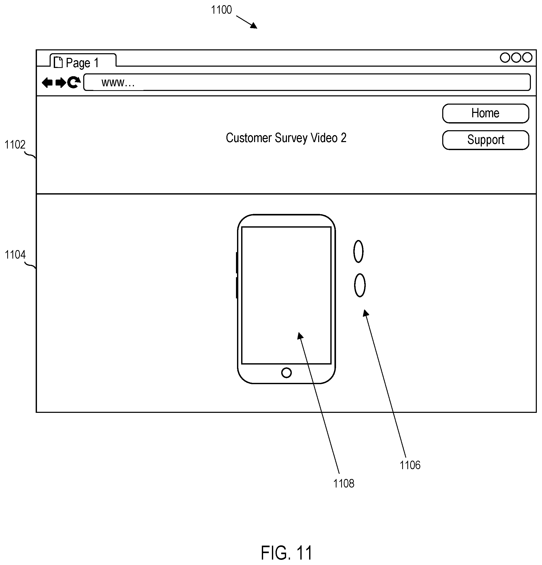 Patent US11778269 Figure 11 – Perceptual threshold trigger