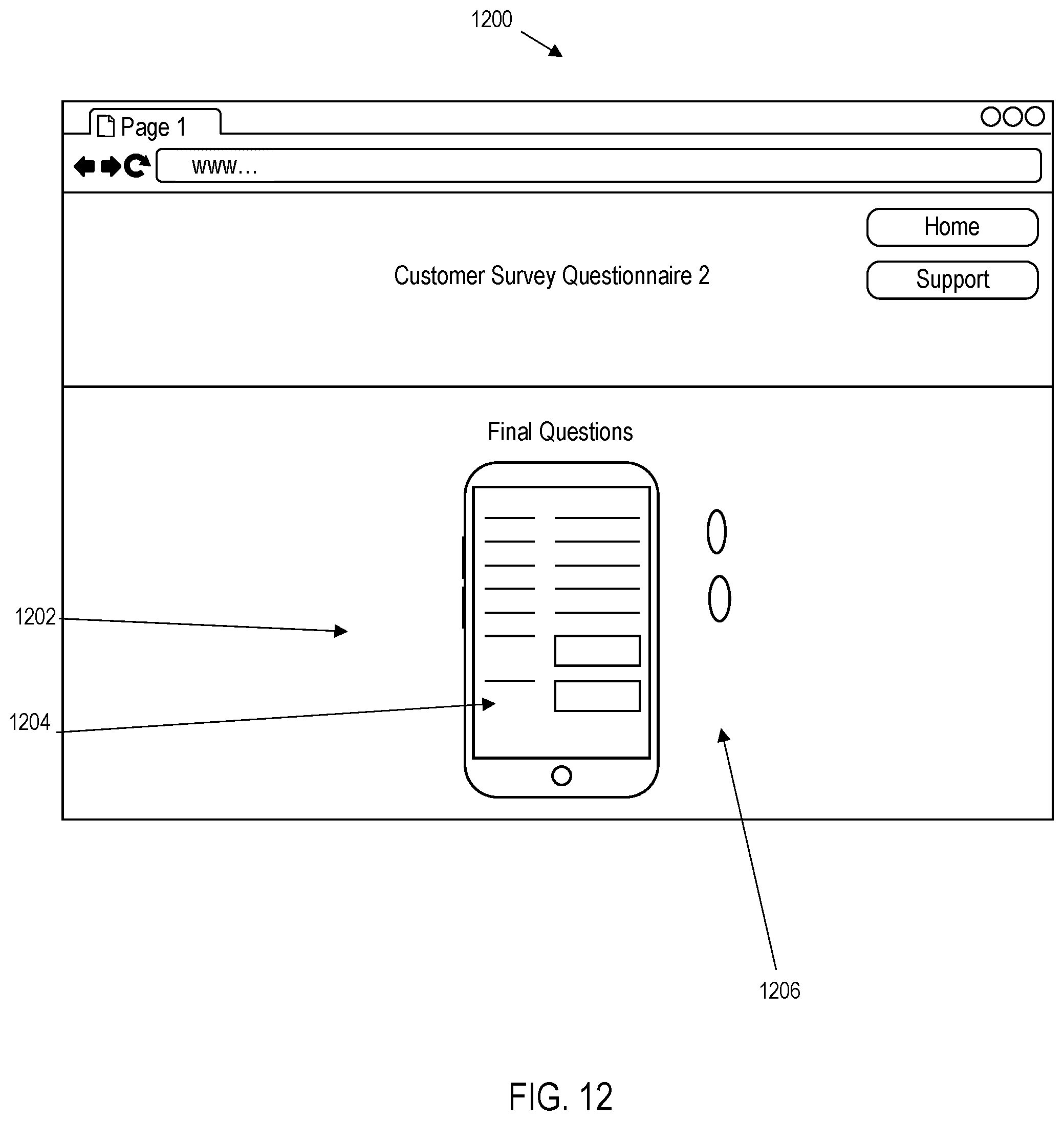 Patent US11778269 Figure 12 – Perceptual threshold trigger