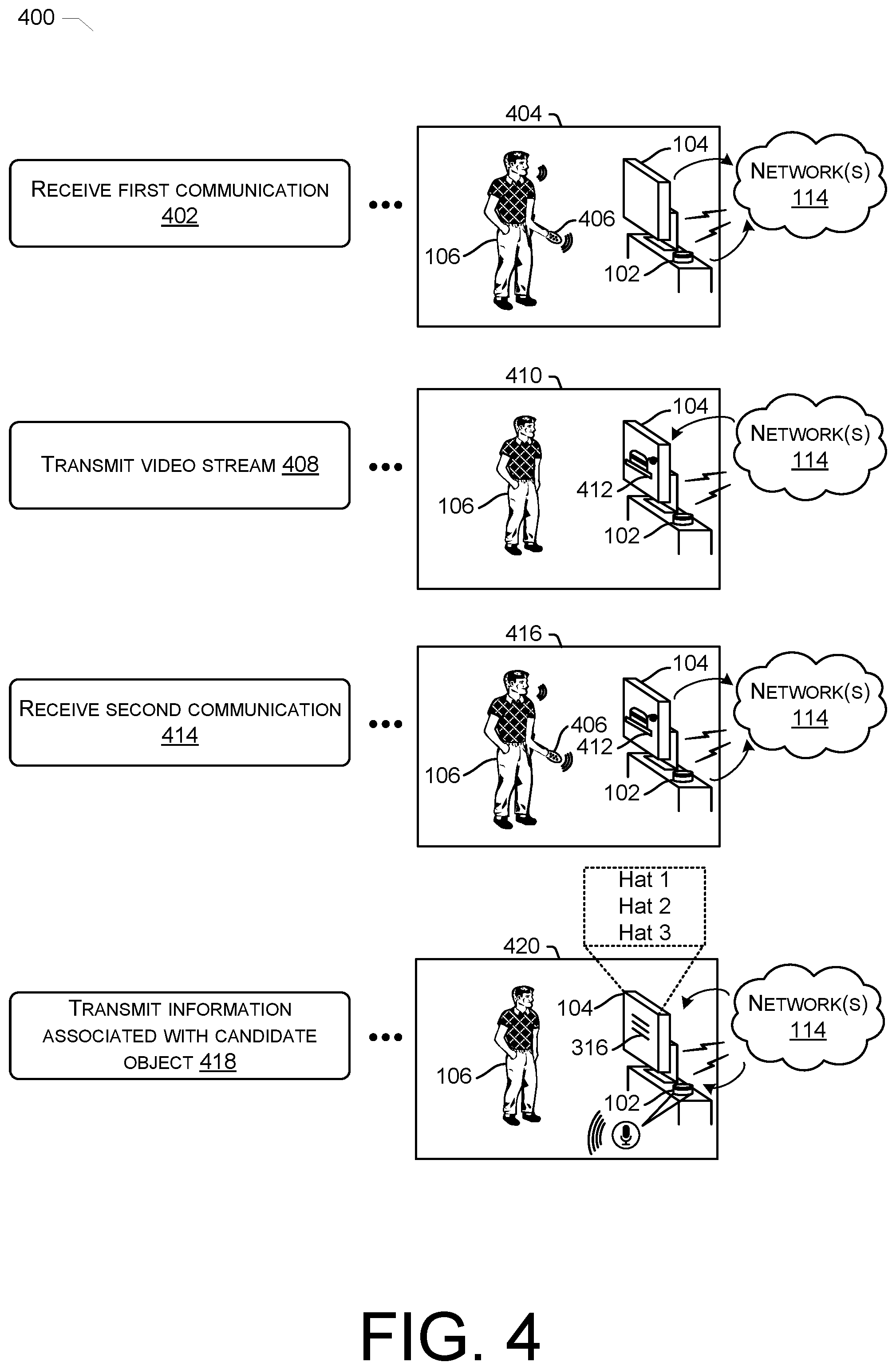 Patent US11778277 Figure 4 – Digital item processing for video streams