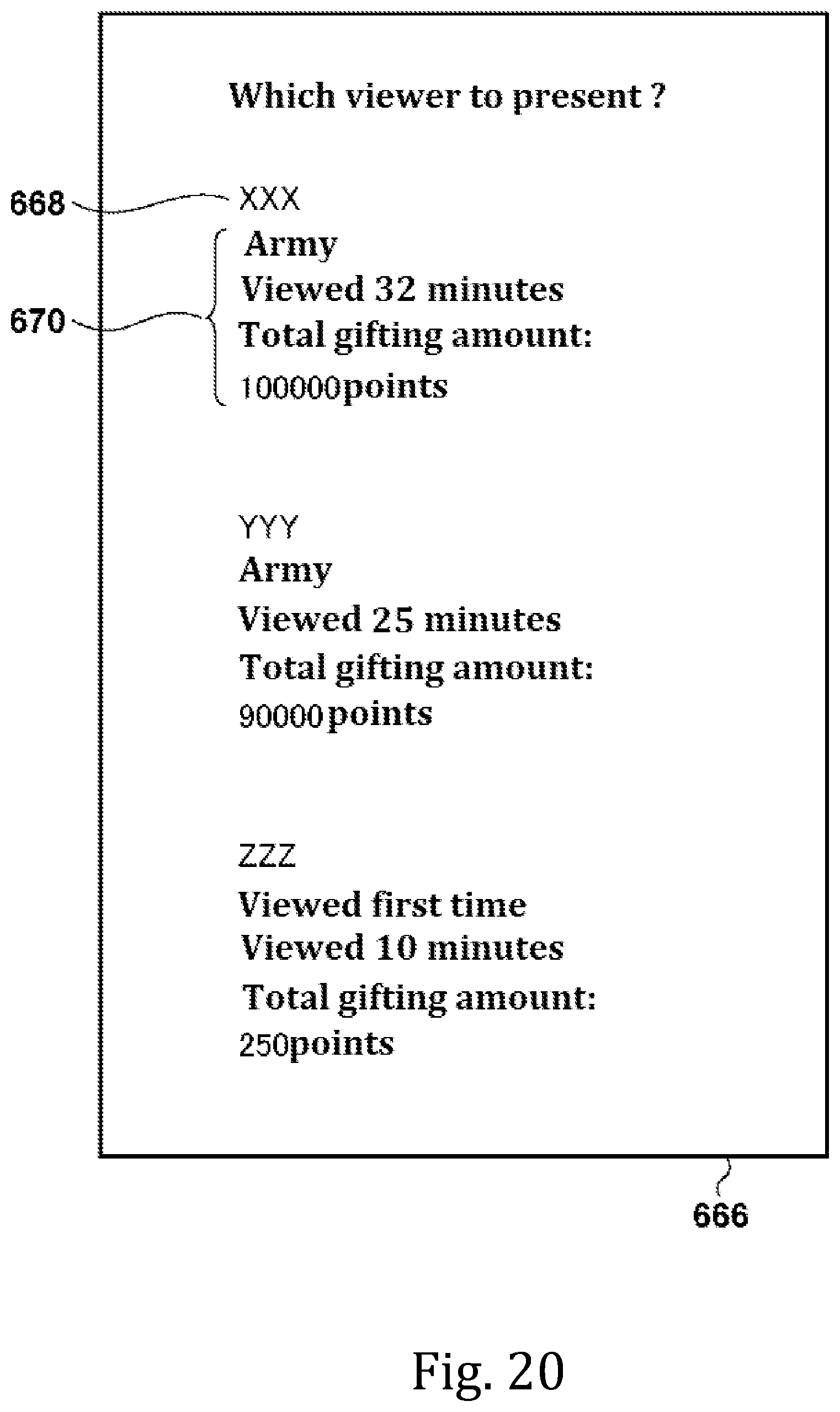 Patent US11778278 Figure 19 – Server and method