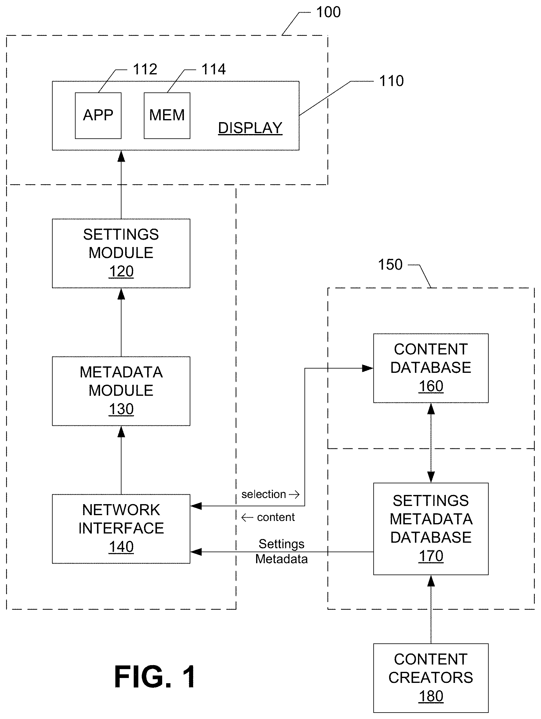 Patent US11778282 Figure 1 – Automatically setting picture mode for each media