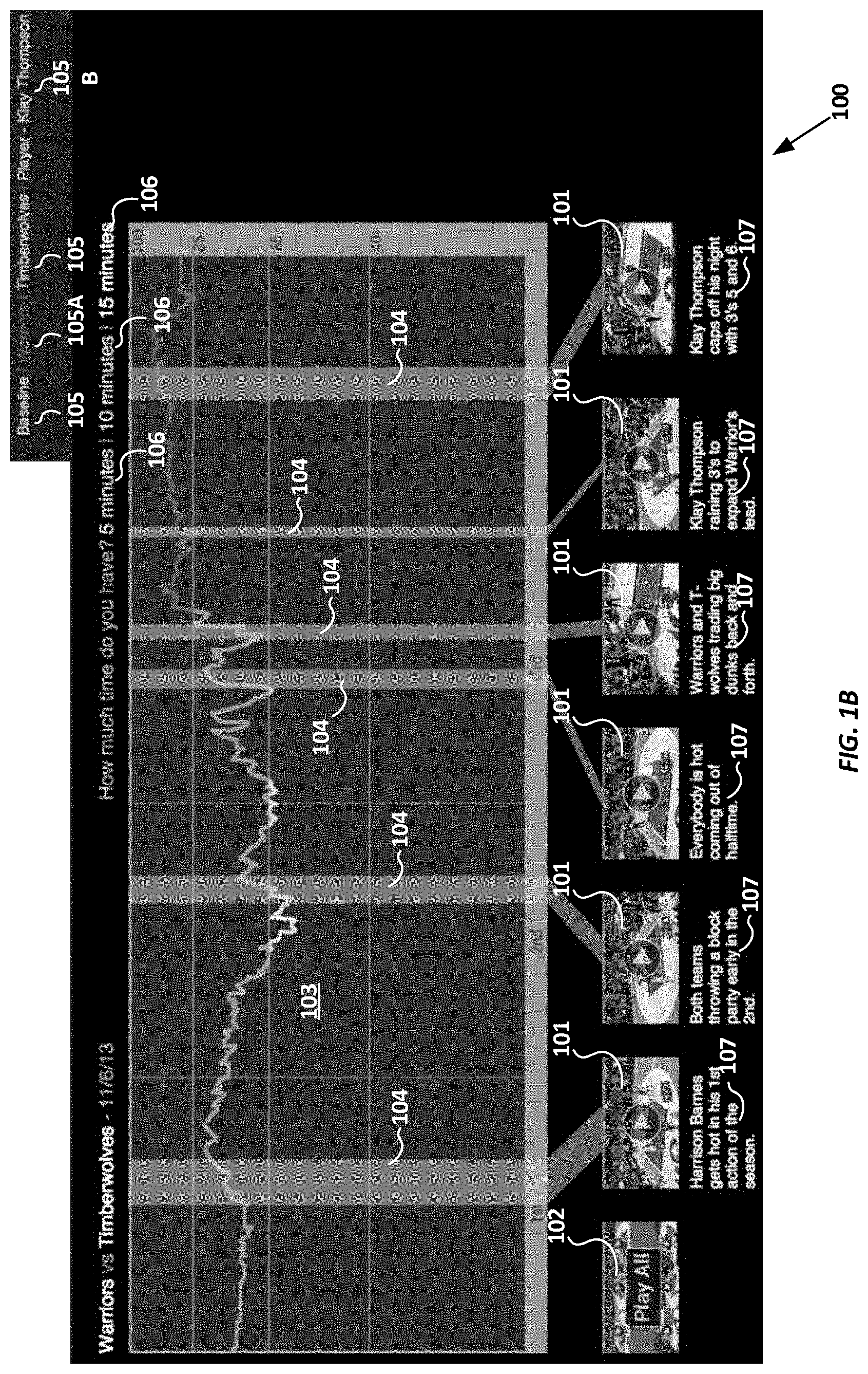 Patent US11778287 Figure 2 – Generating a customized highlight sequence depicting multiple events