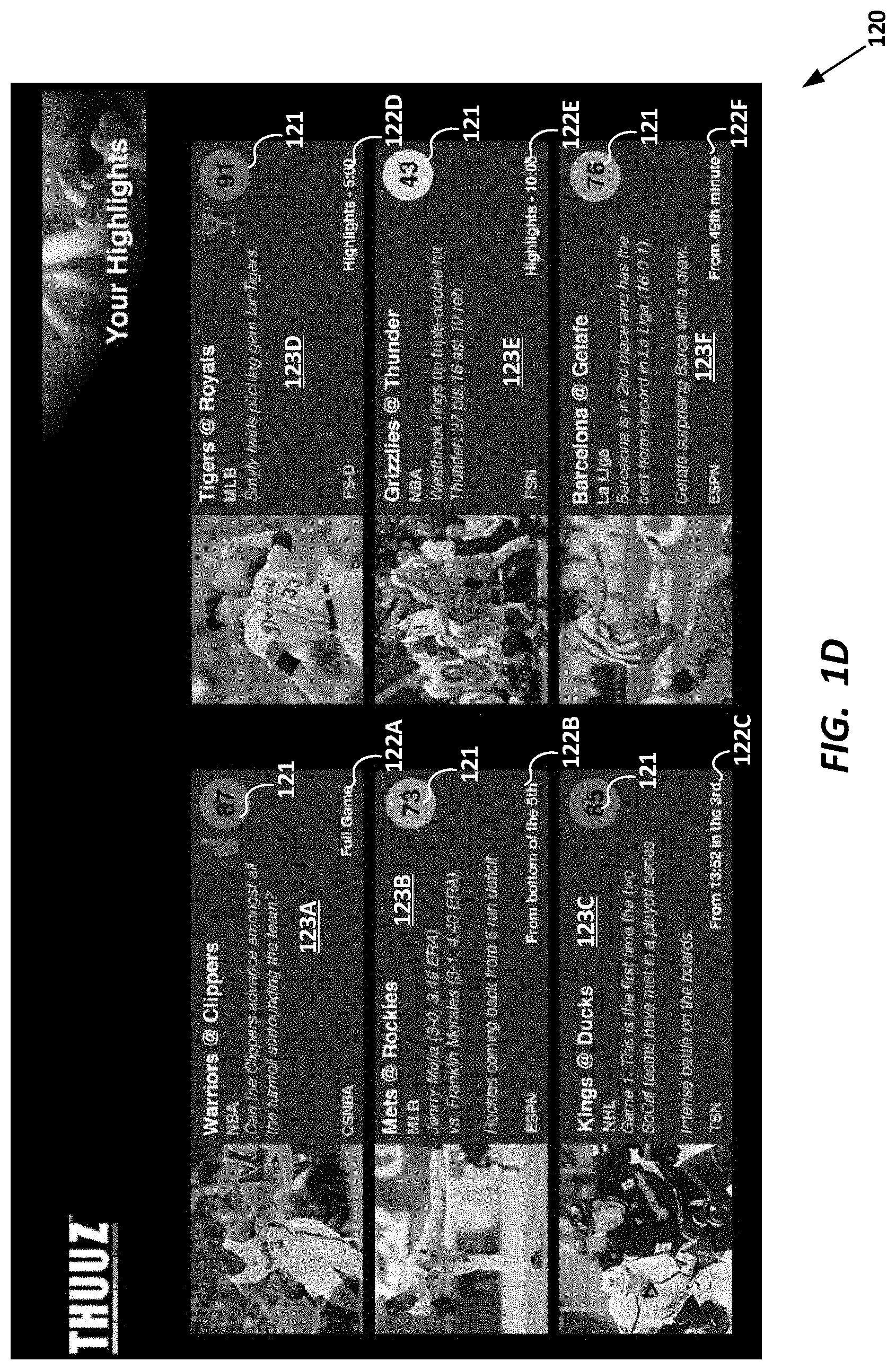 Patent US11778287 Figure 4 – Generating a customized highlight sequence depicting multiple events
