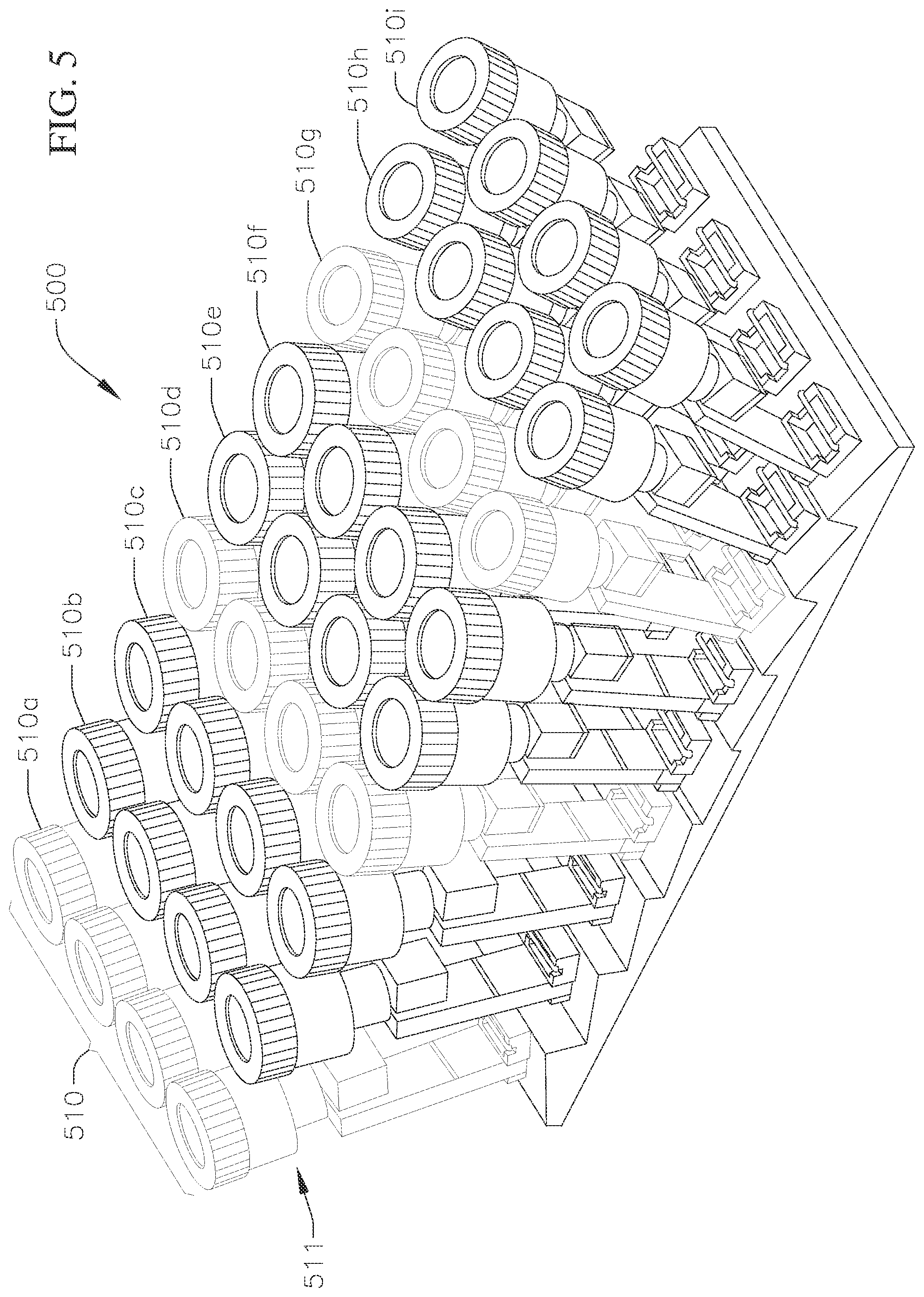 Patent US11778289 Figure 5 – Multi-camera imaging systems