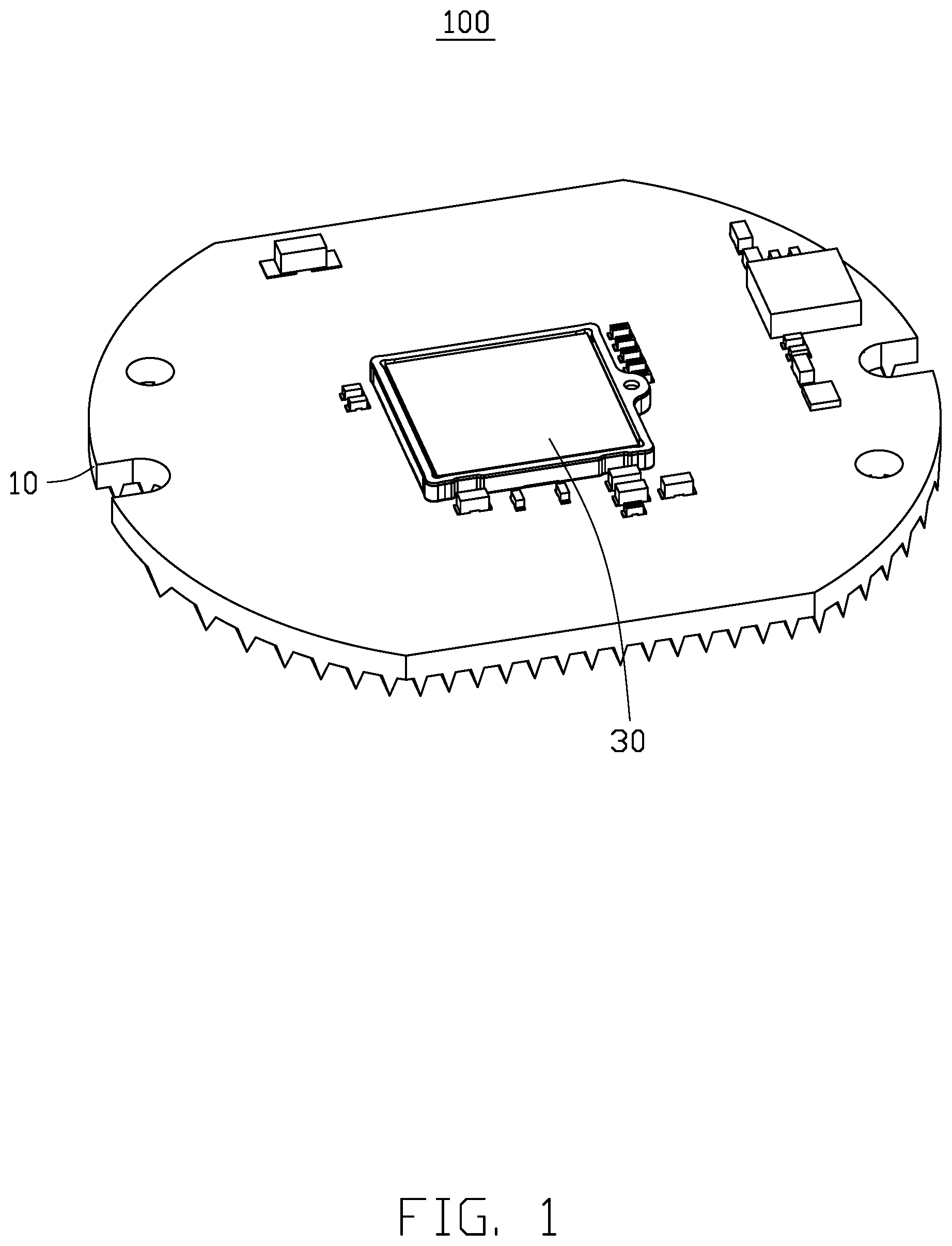 Patent US11778291 — Circuit board, camera assembly having the circuit board, and electronic device having the circuit board — Figure 1