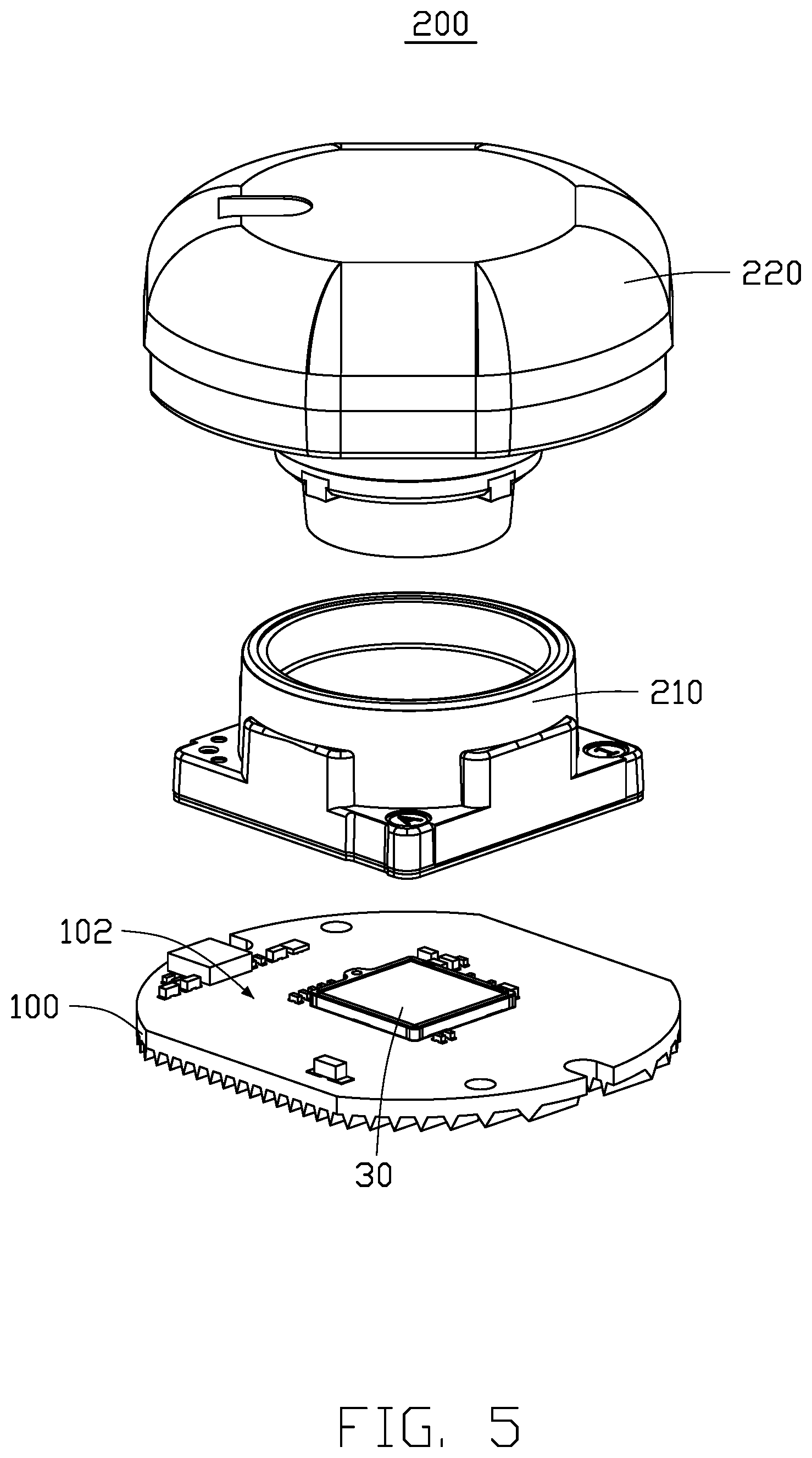Patent US11778291 Figure 5 – Circuit board, camera assembly having the circuit board, and electronic device having the circuit board