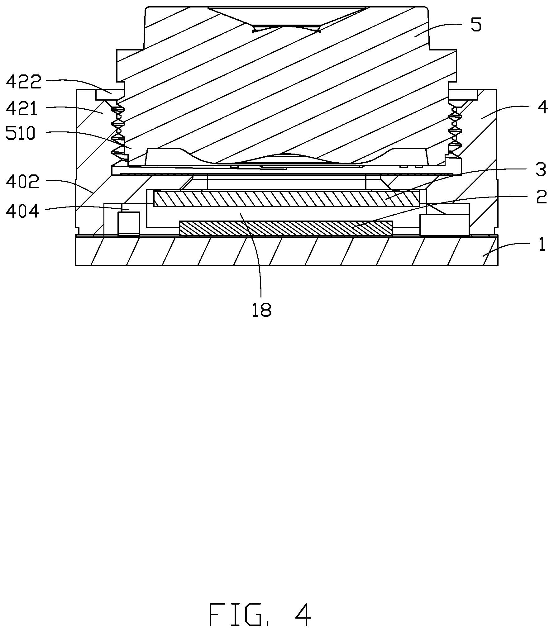 Patent US11778295 Figure 4 – Camera module and electronic device having the camera module
