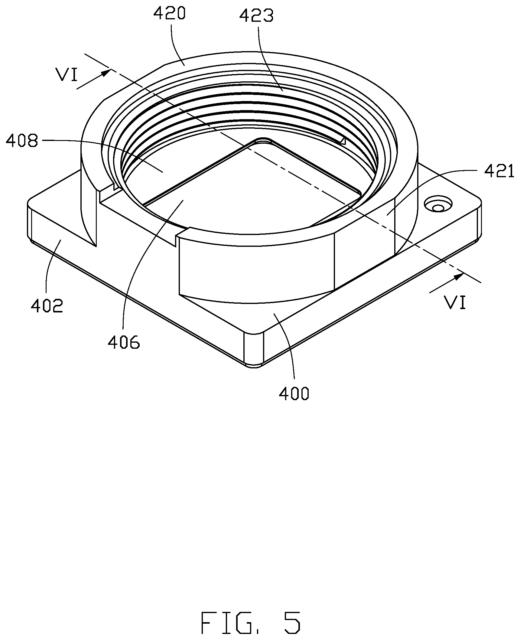 Patent US11778295 Figure 5 – Camera module and electronic device having the camera module