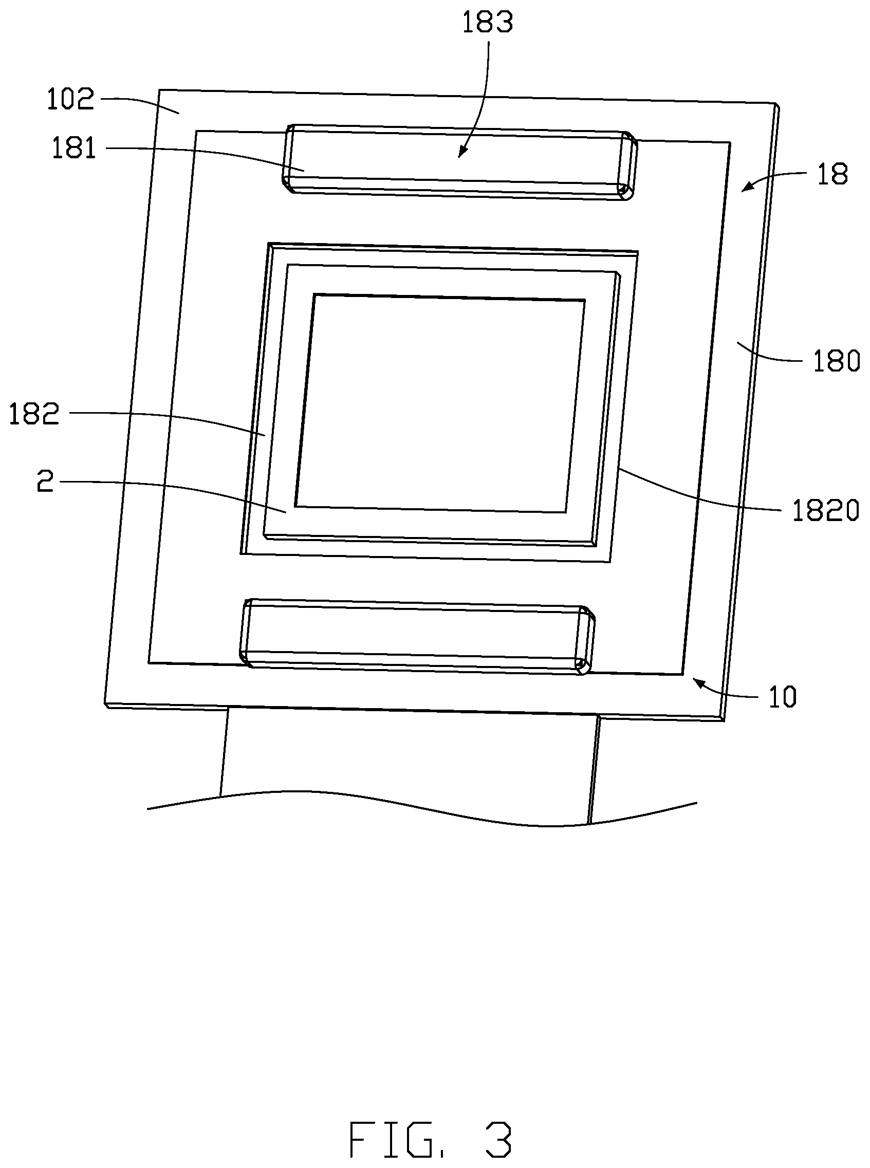 Patent US11778296 Figure 3 – Camera module and electronic device having the camera module