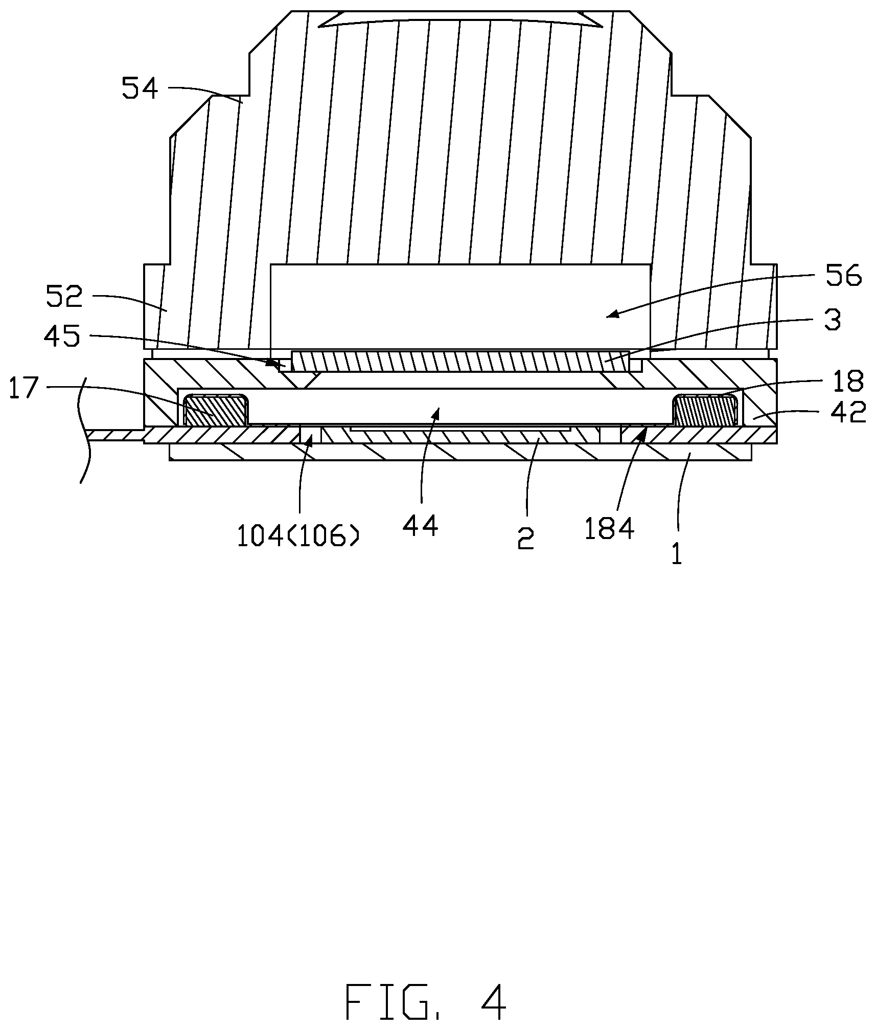 Patent US11778296 Figure 4 – Camera module and electronic device having the camera module