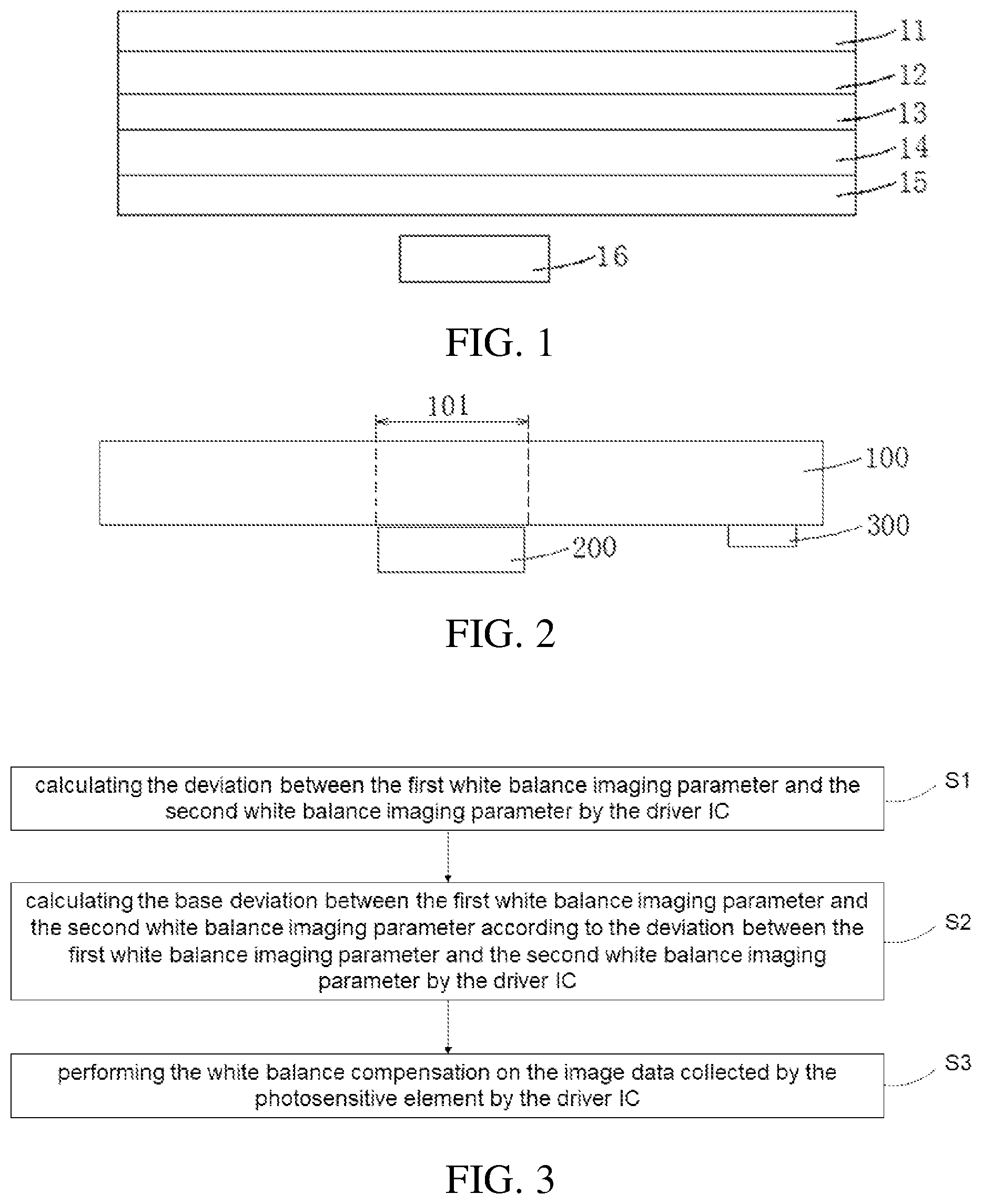 Patent US11778300 Figure 1 – Display device and white balance adjusting method of photosensitive element of display device