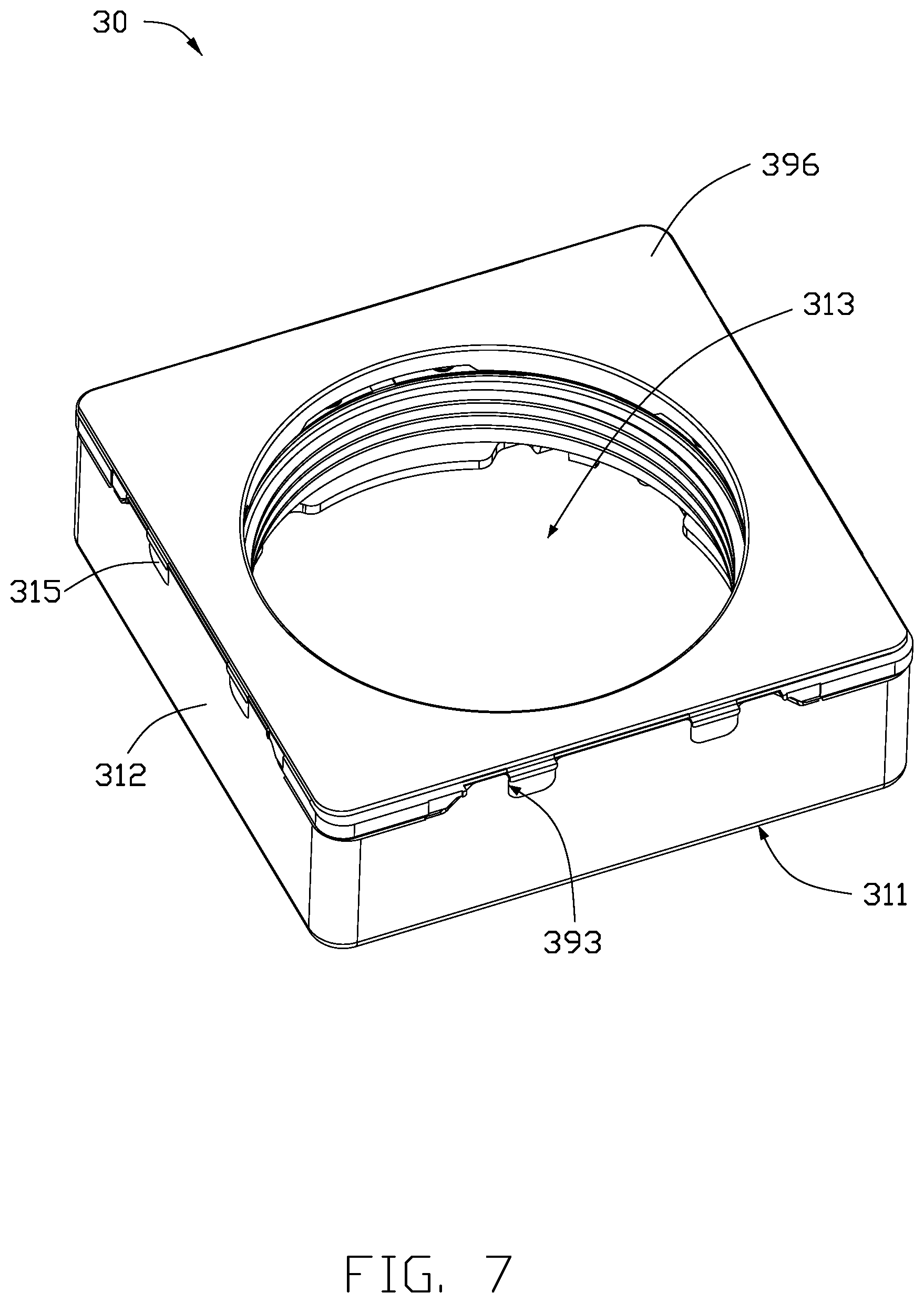 Patent US11778301 Figure 7 – Voice coil motor, camera module, and electronic device using the same