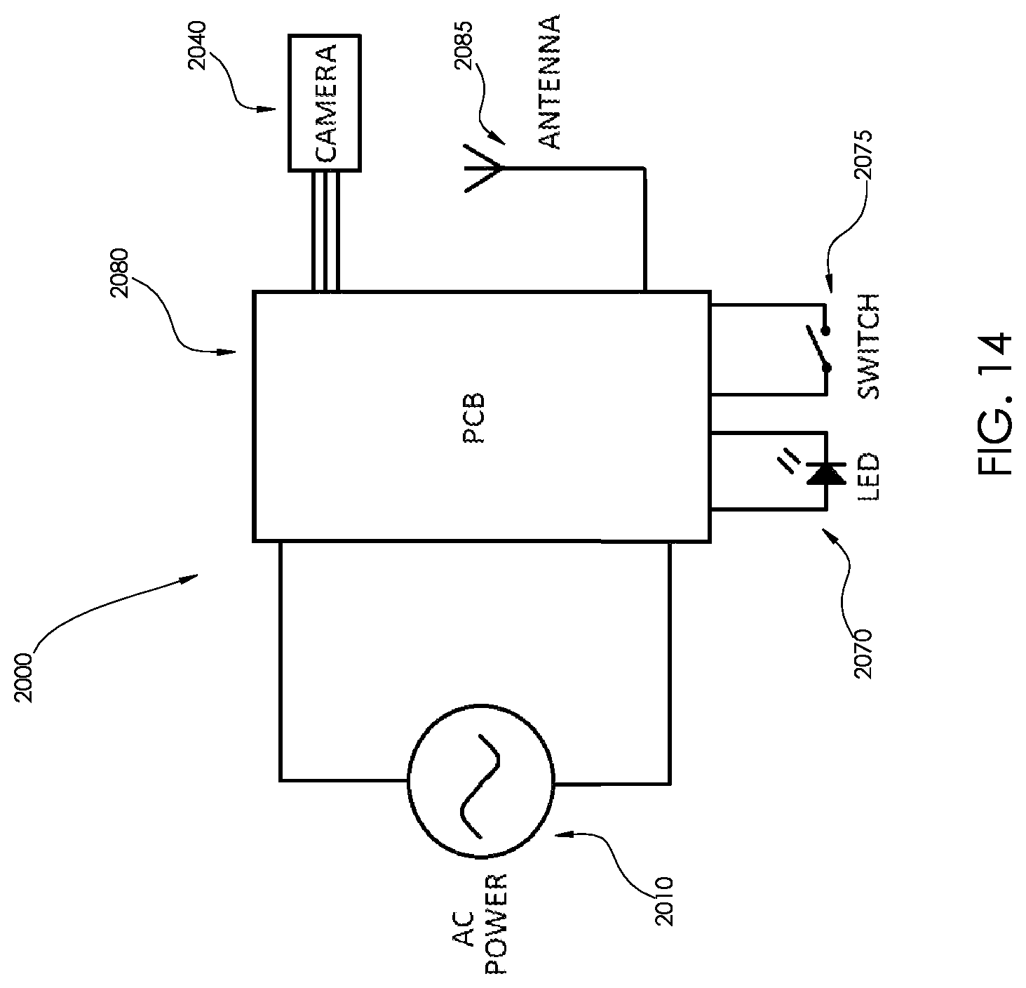 Patent US11778302 Figure 13 – Electrical wall plate with movably positionable camera