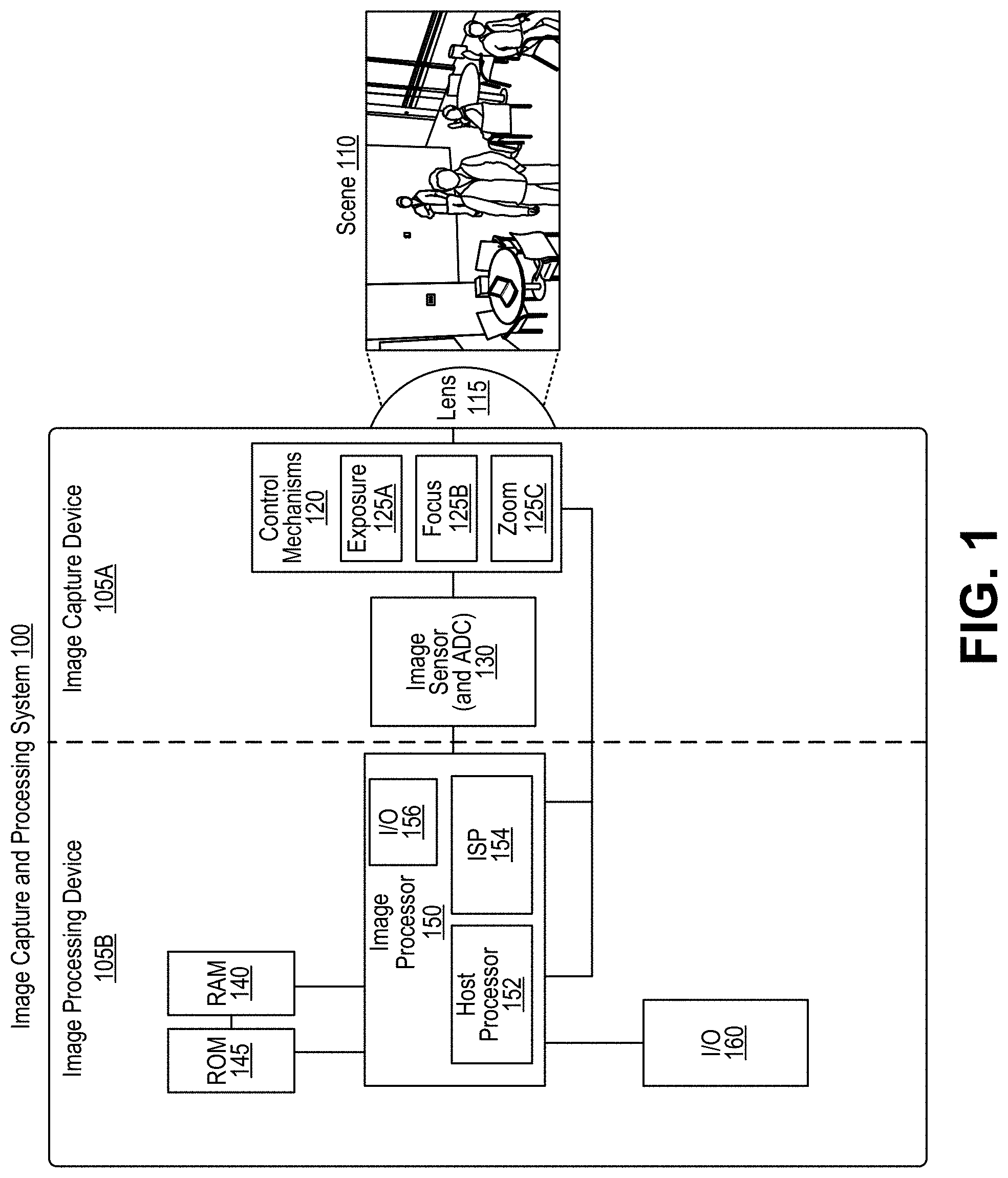 Patent US11778305 — Composite image signal processor — Figure 1