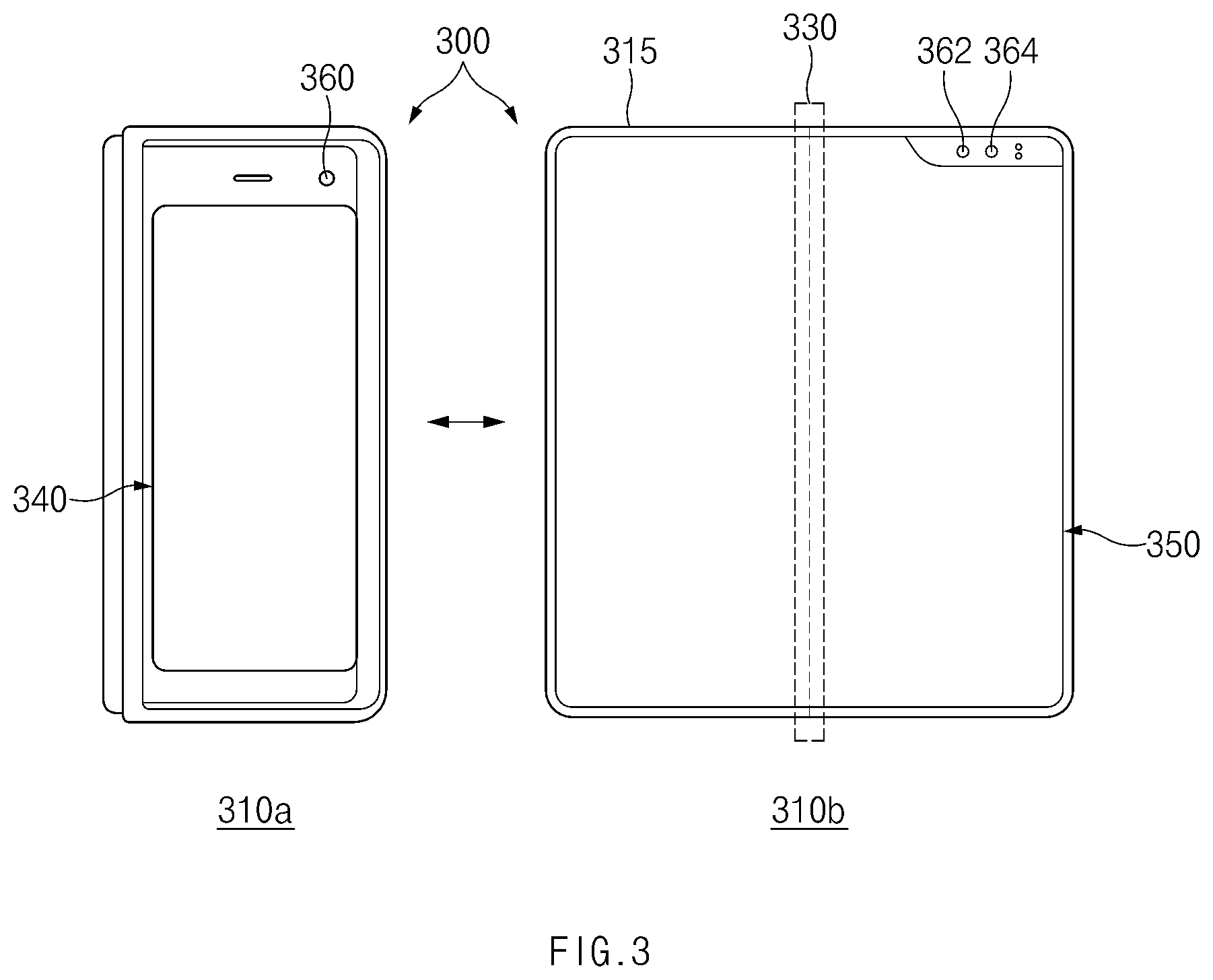 Patent US11778307 Figure 3 – Electronic device for providing camera preview and method therefor