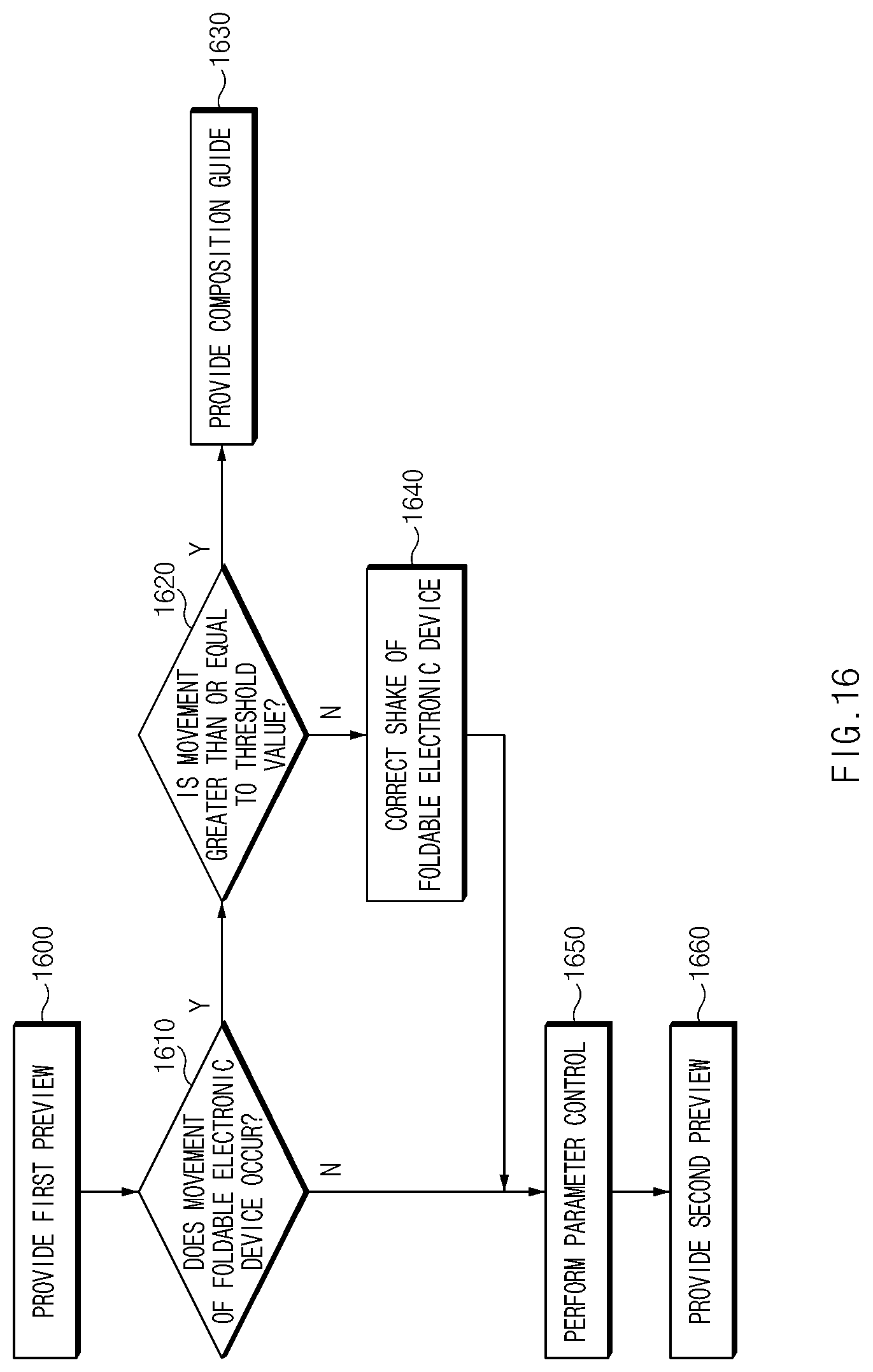 Patent US11778307 Figure 16 – Electronic device for providing camera preview and method therefor
