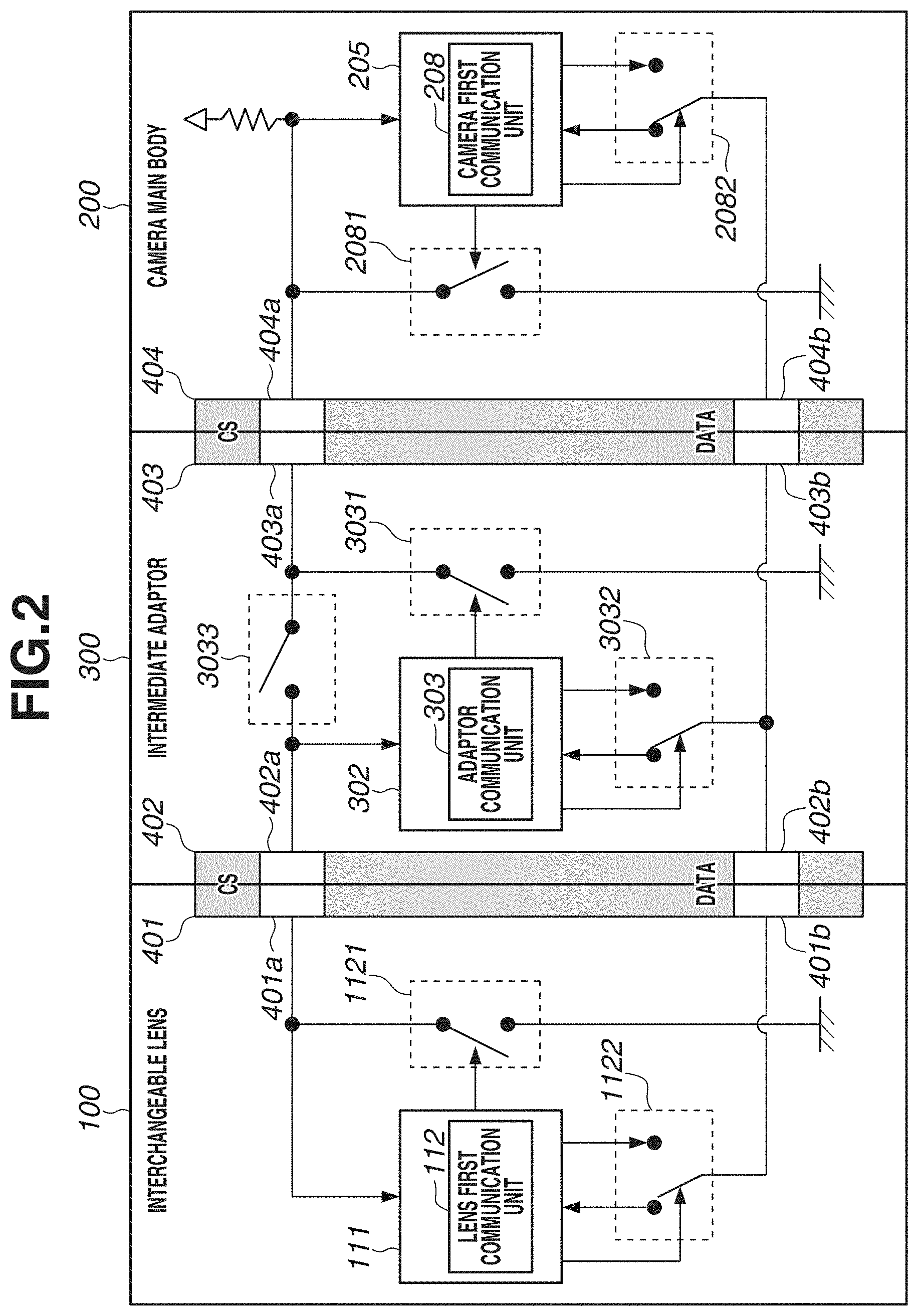 Patent US11778314 Figure 2 – Imaging apparatus, accessory apparatus, and methods for controlling same