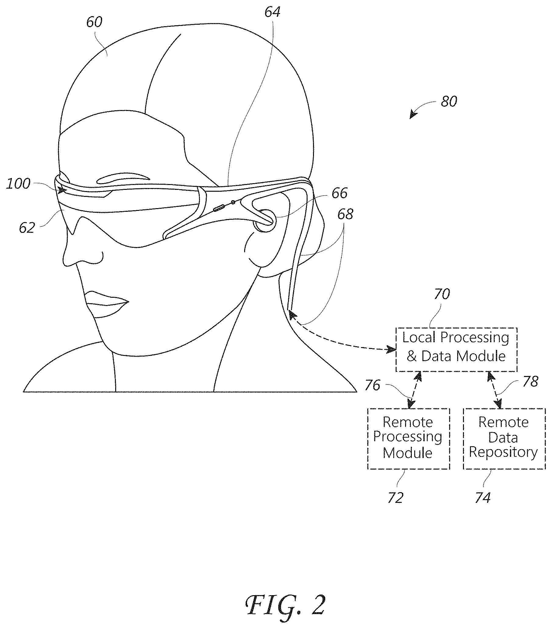 Patent US11778318 Figure 2 – Depth sensing techniques for virtual, augmented, and mixed reality systems