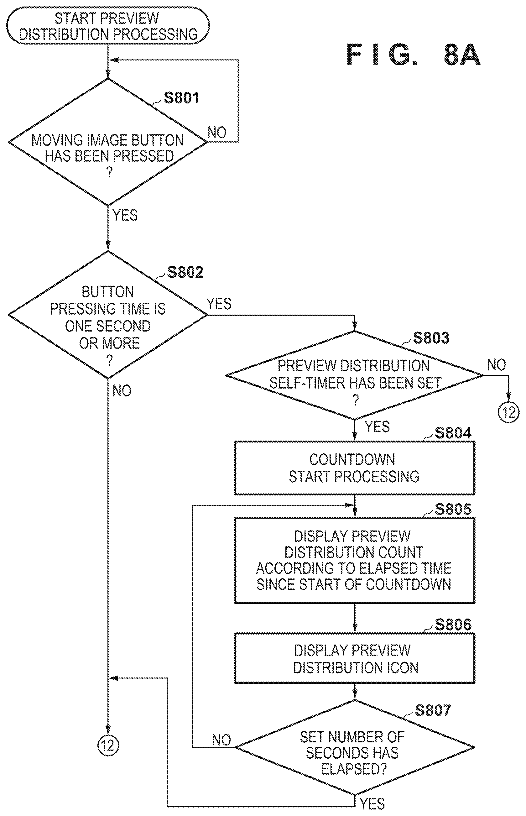 Patent US11778319 Figure 13 – Image capturing apparatus that can distribute recorded content at a set time, and control method and non-transitory computer-readable storage medium
