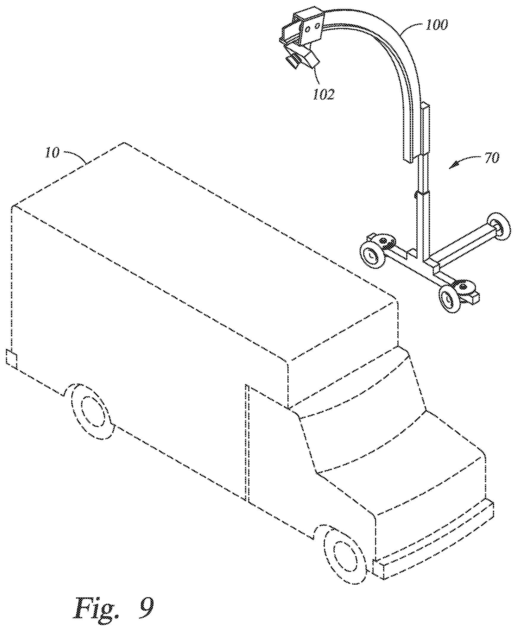 Patent US11778328 Figure 9 – Revolutionary apparatus producing high resolution images of the commonly viewed exterior surfaces of automobiles